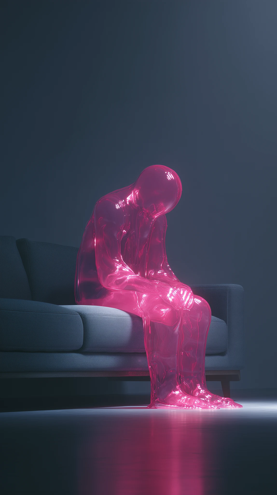 Translucent Jelly Pink Neon
