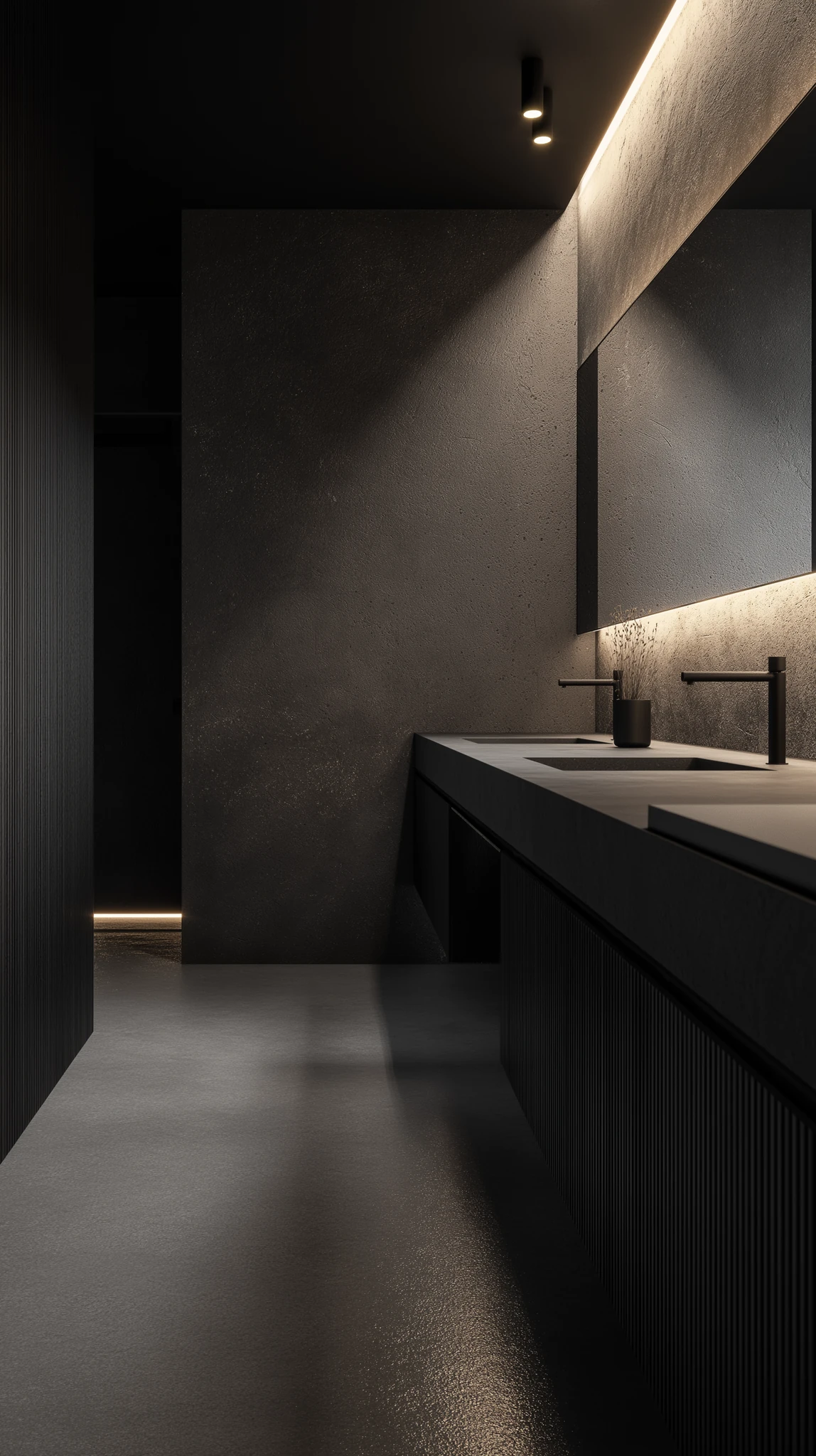Minimalist Bathroom Concrete