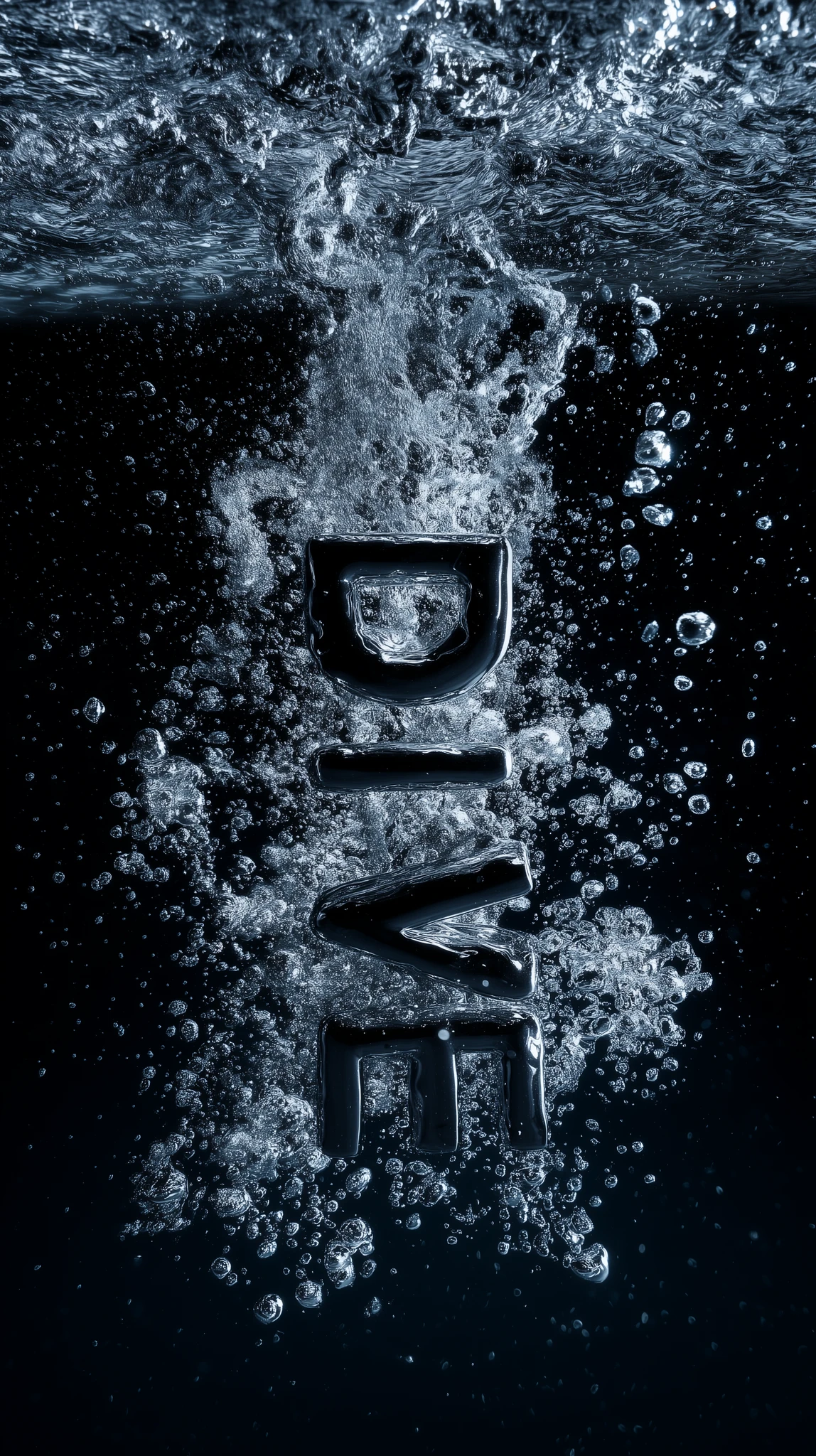 DIVE Typography Underwater