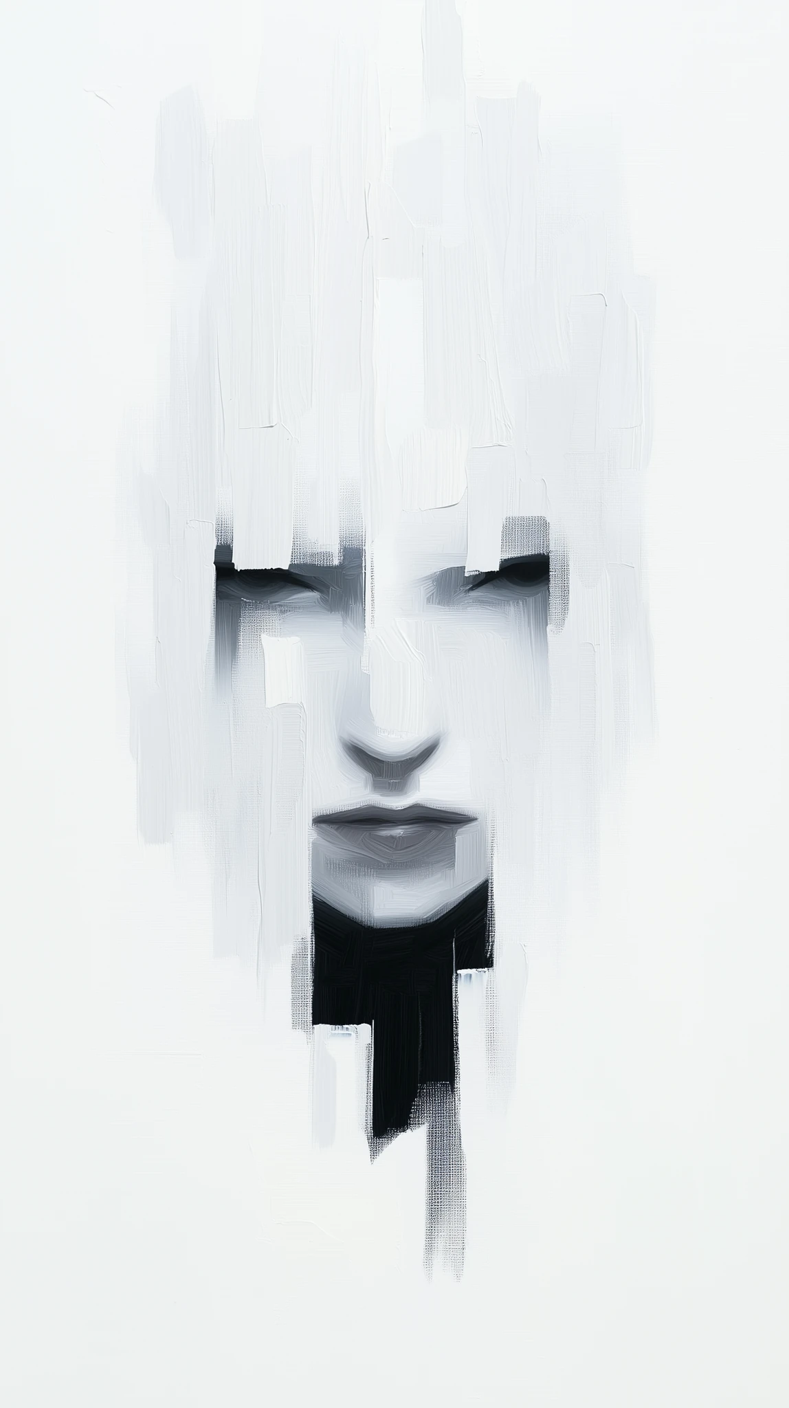 Girl Avant-Garde Oil Painting