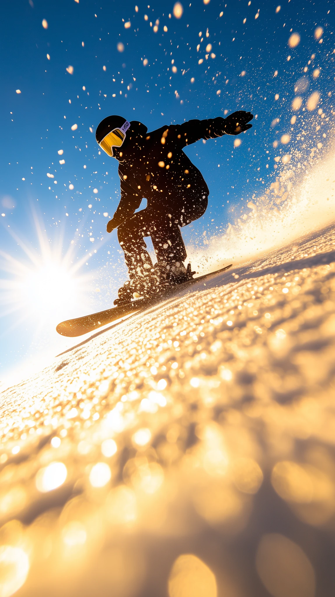 Snowboarder Action Sports