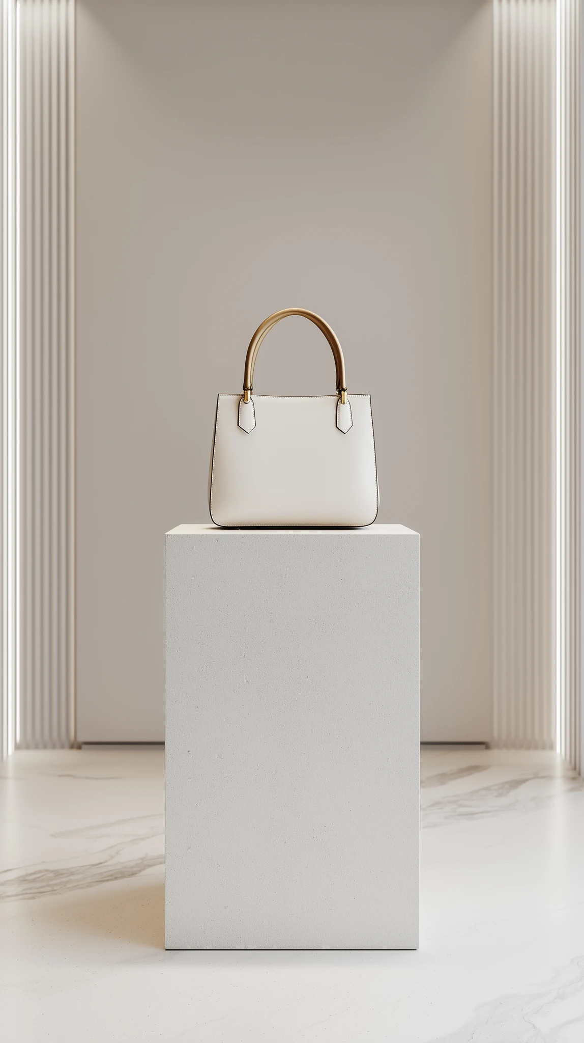 Luxury Handbag Minimalist Display Shot