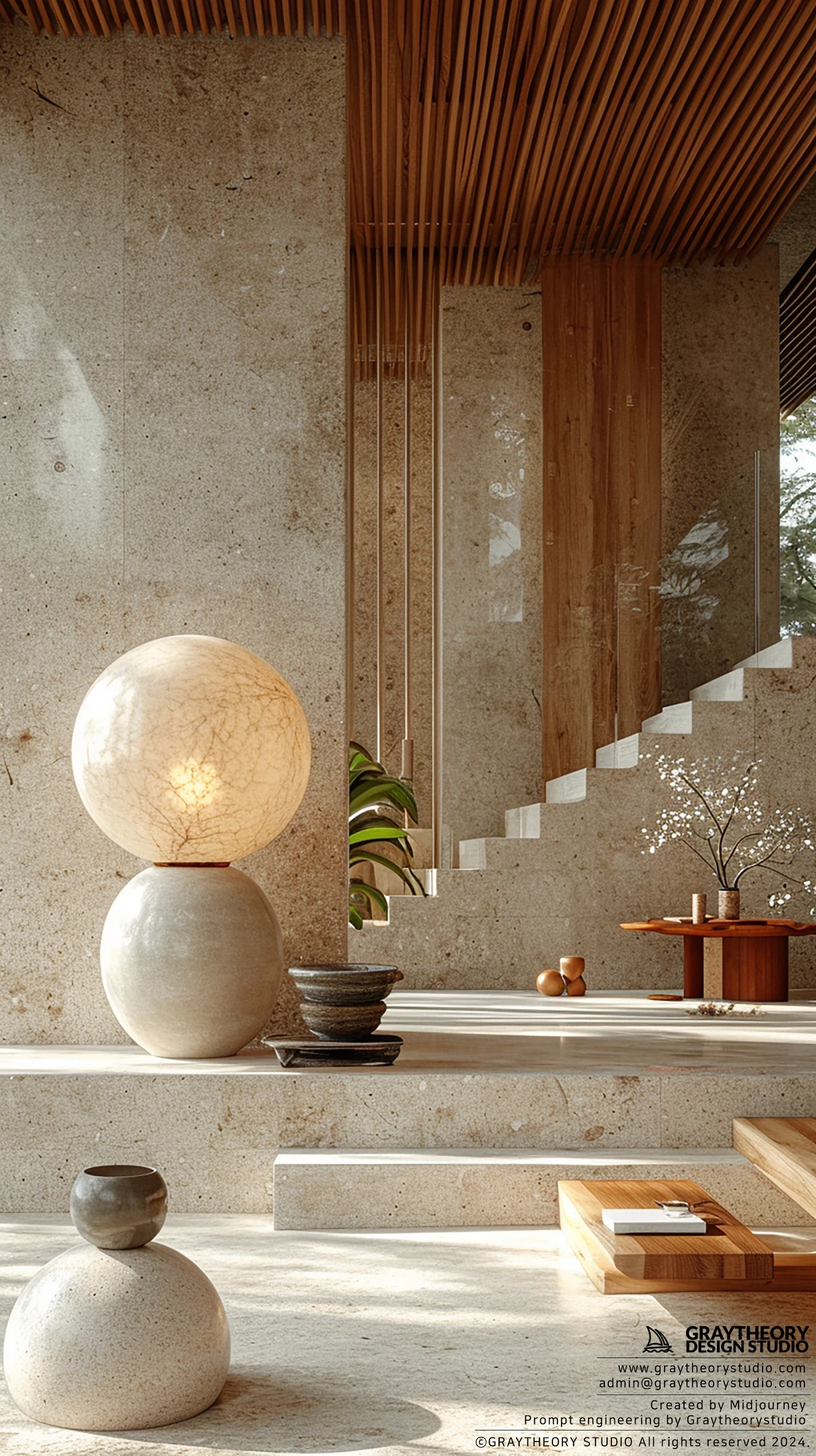 Minimalist Ceramic Lamp Window Light