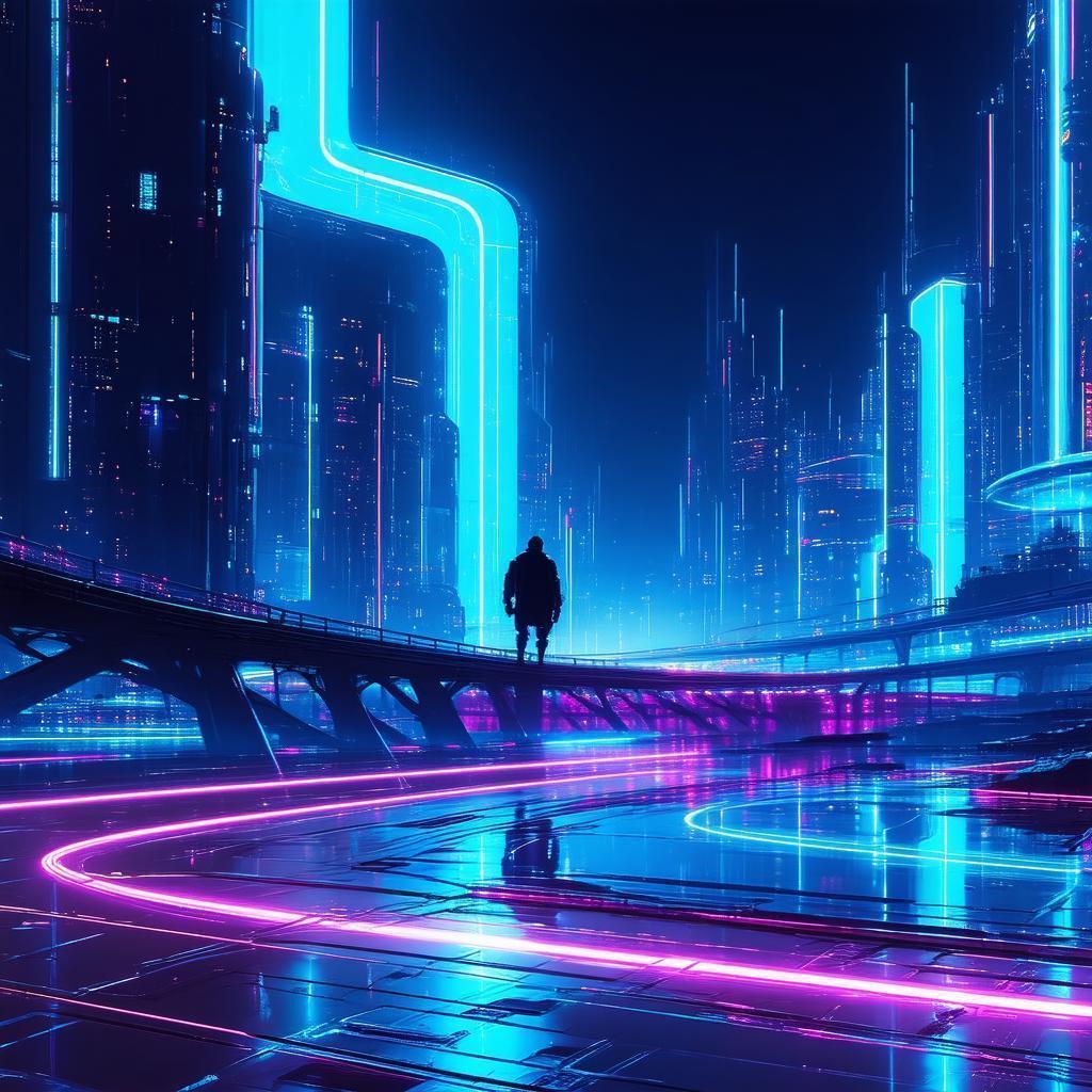 Tron Legacy Reimagined as Anime Key Visual
