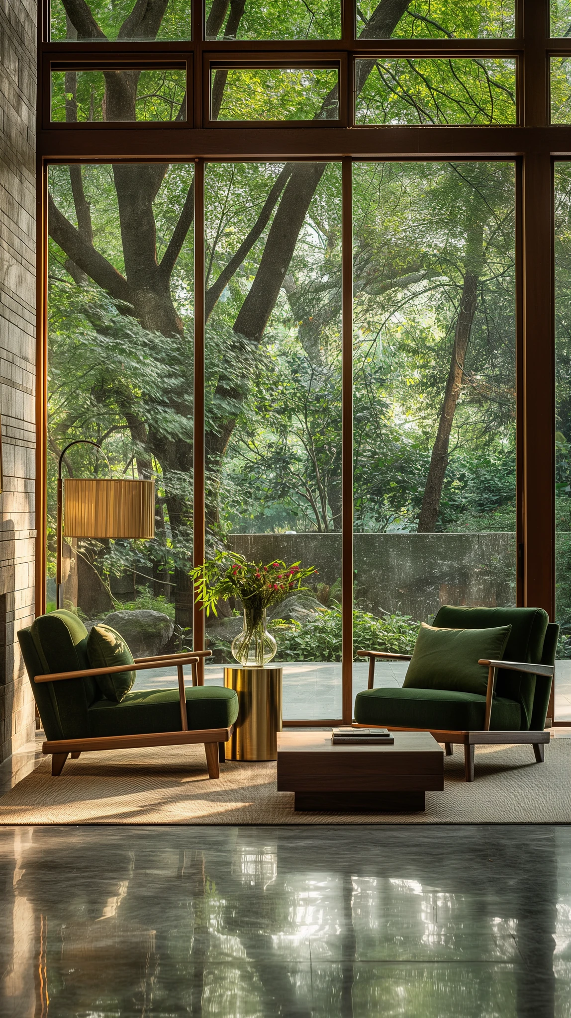 Living Room Window Garden Interior