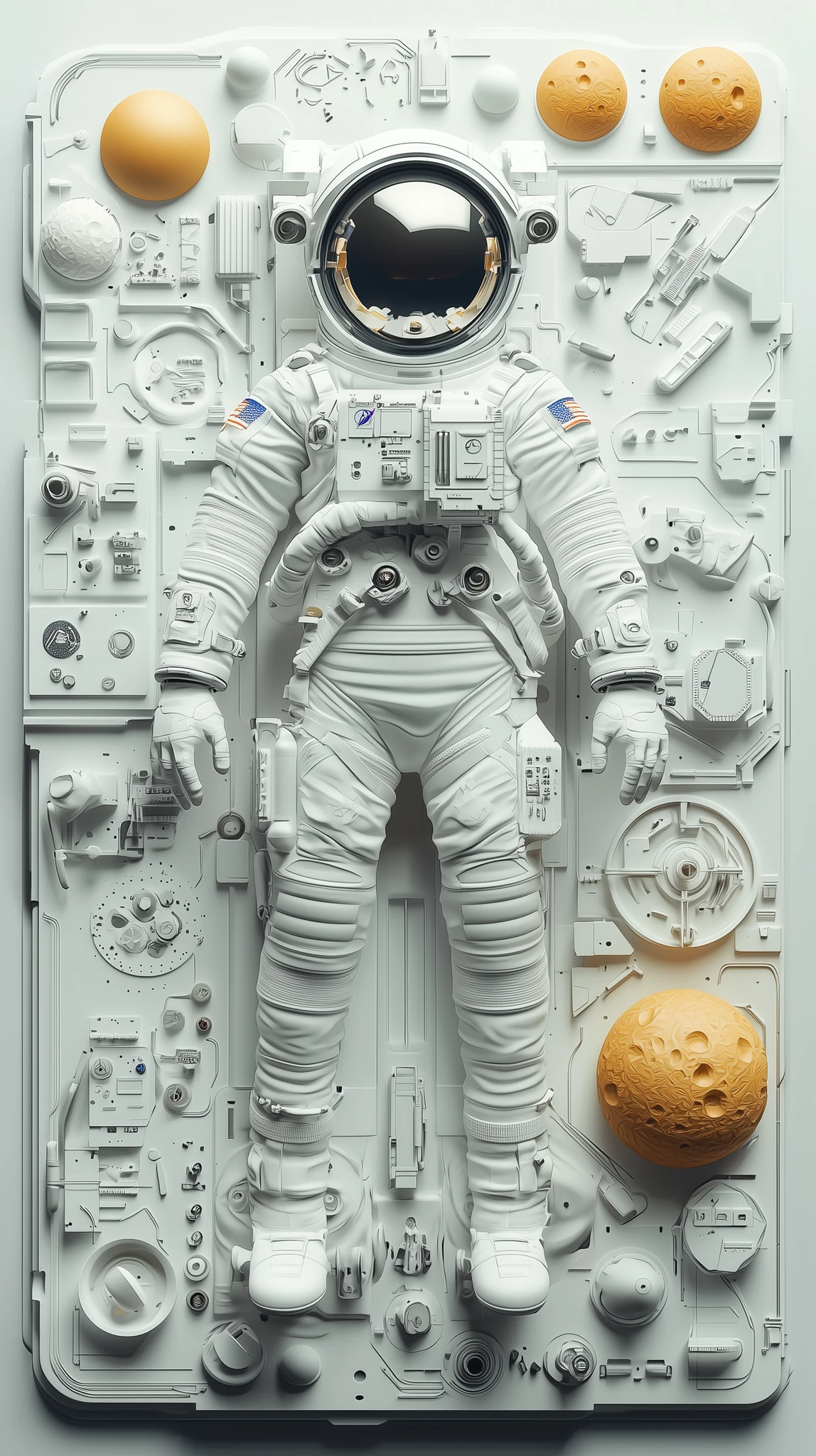 Astronaut Space Equipment Model Kit