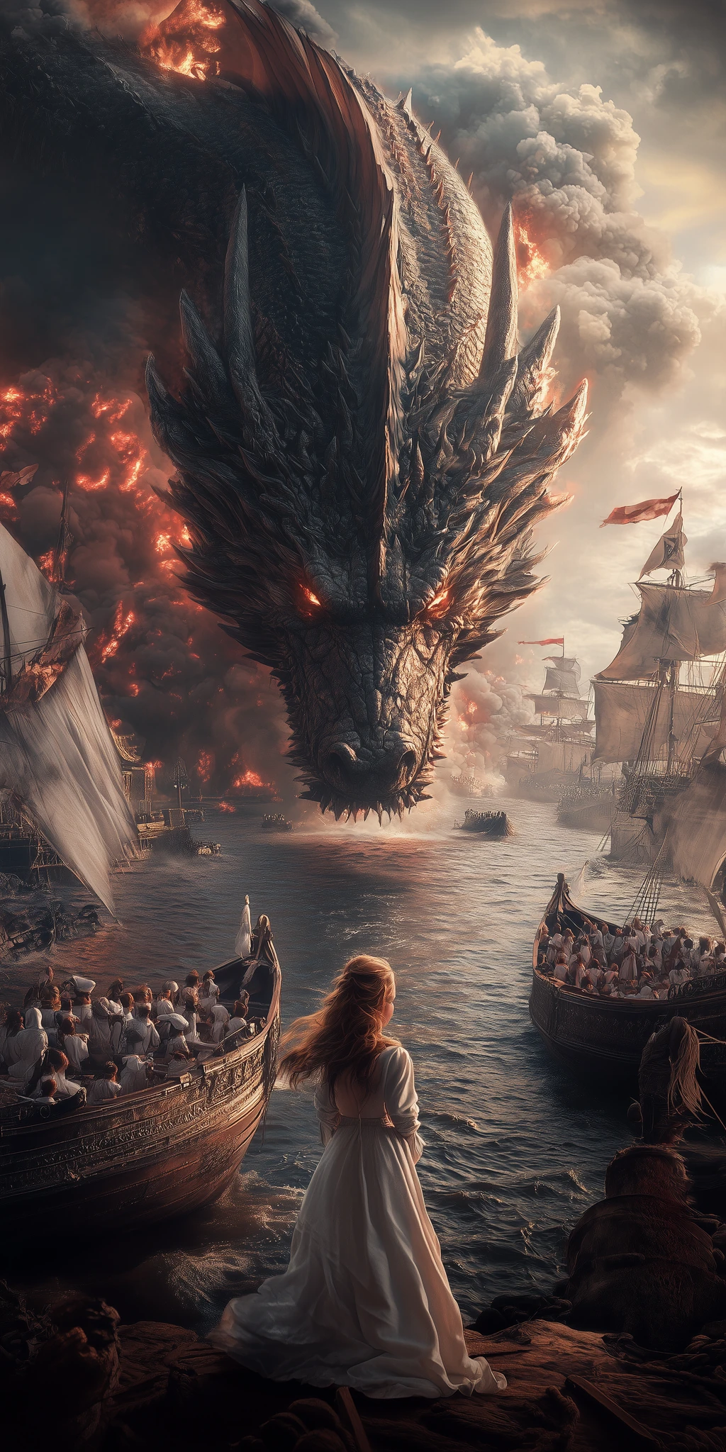 Dragon Boats Ancient Costumes Fantasy