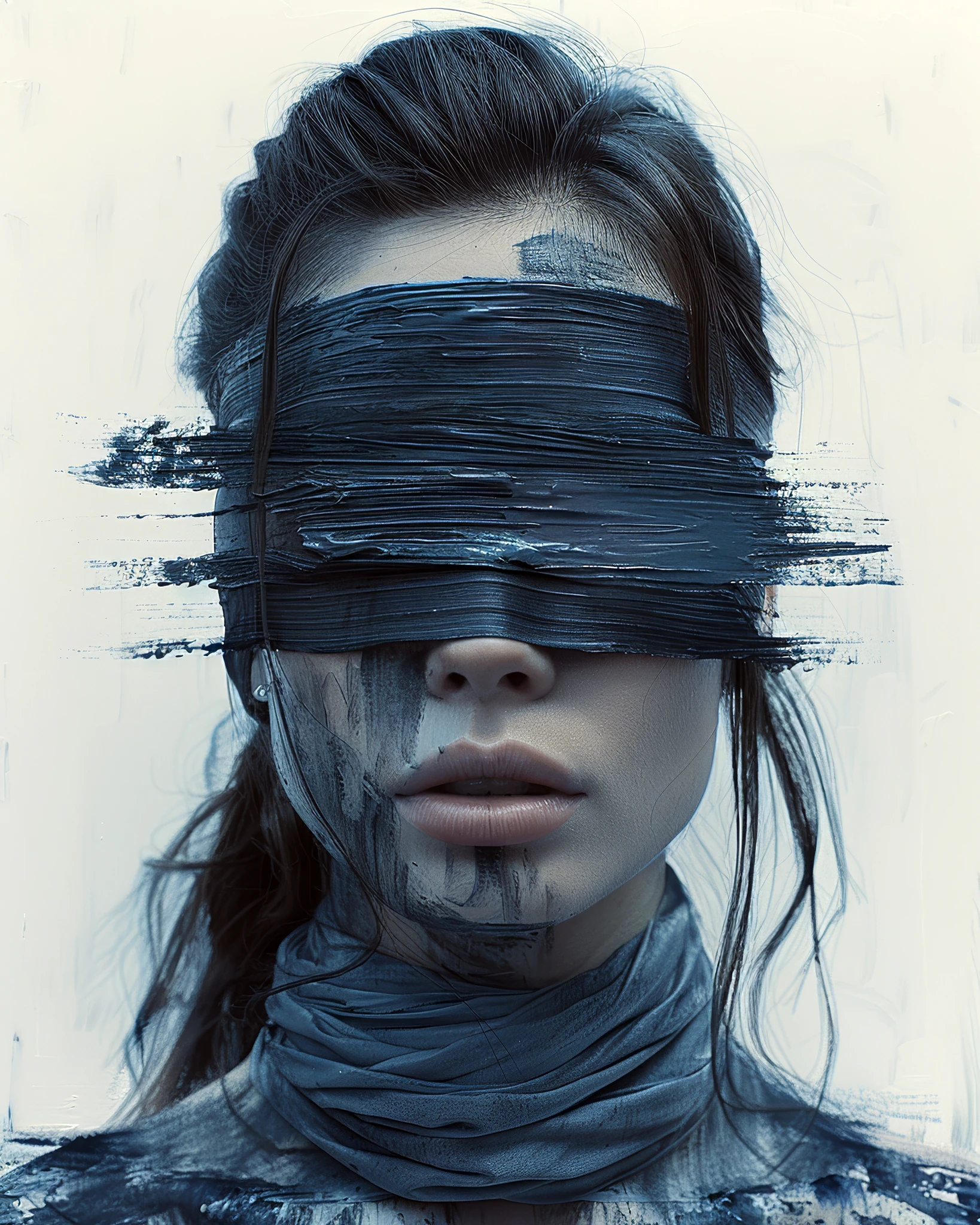 Blindfolded with Brushstrokes