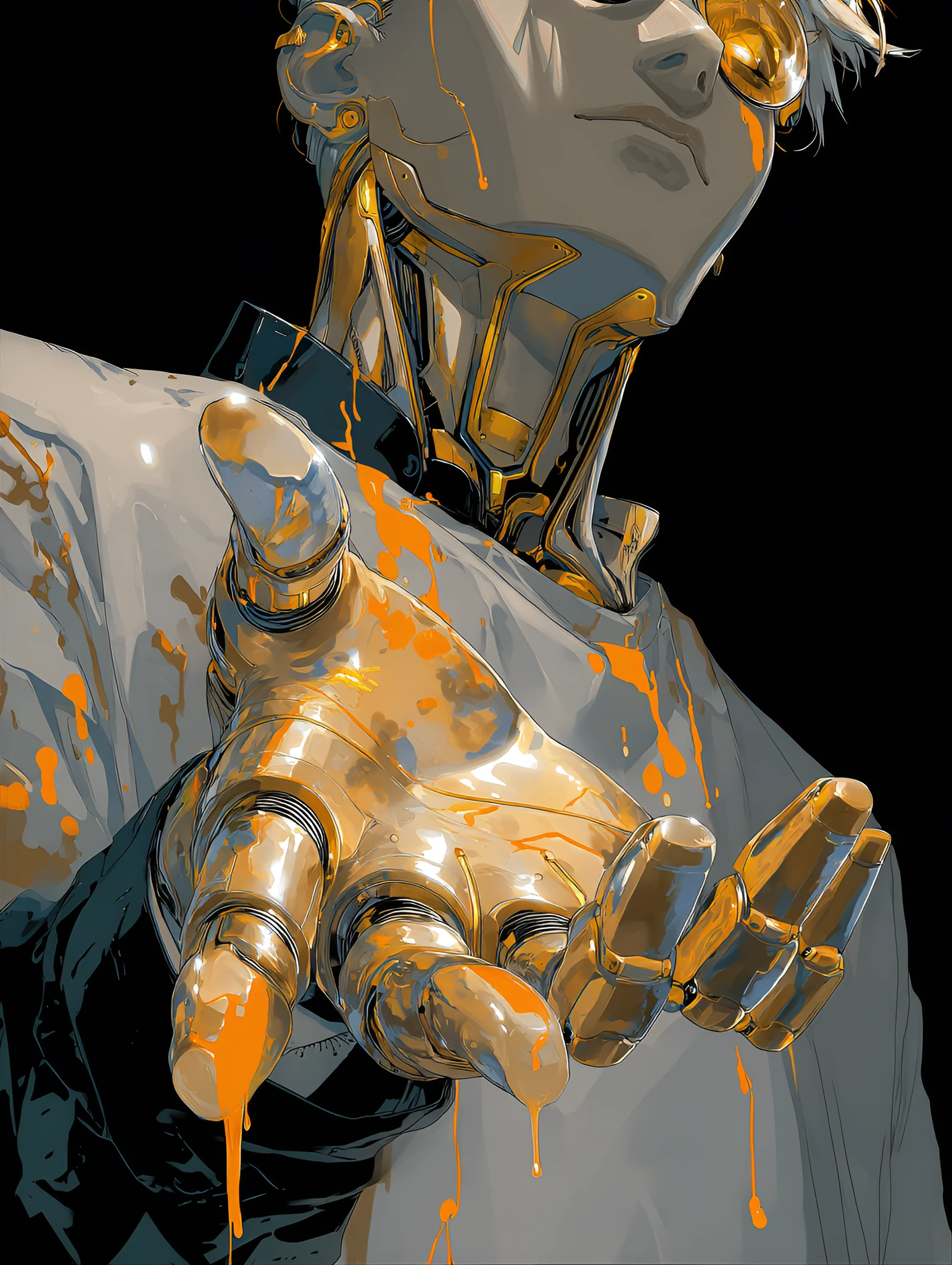 Android Artist Mechanical Hands Masterpiece