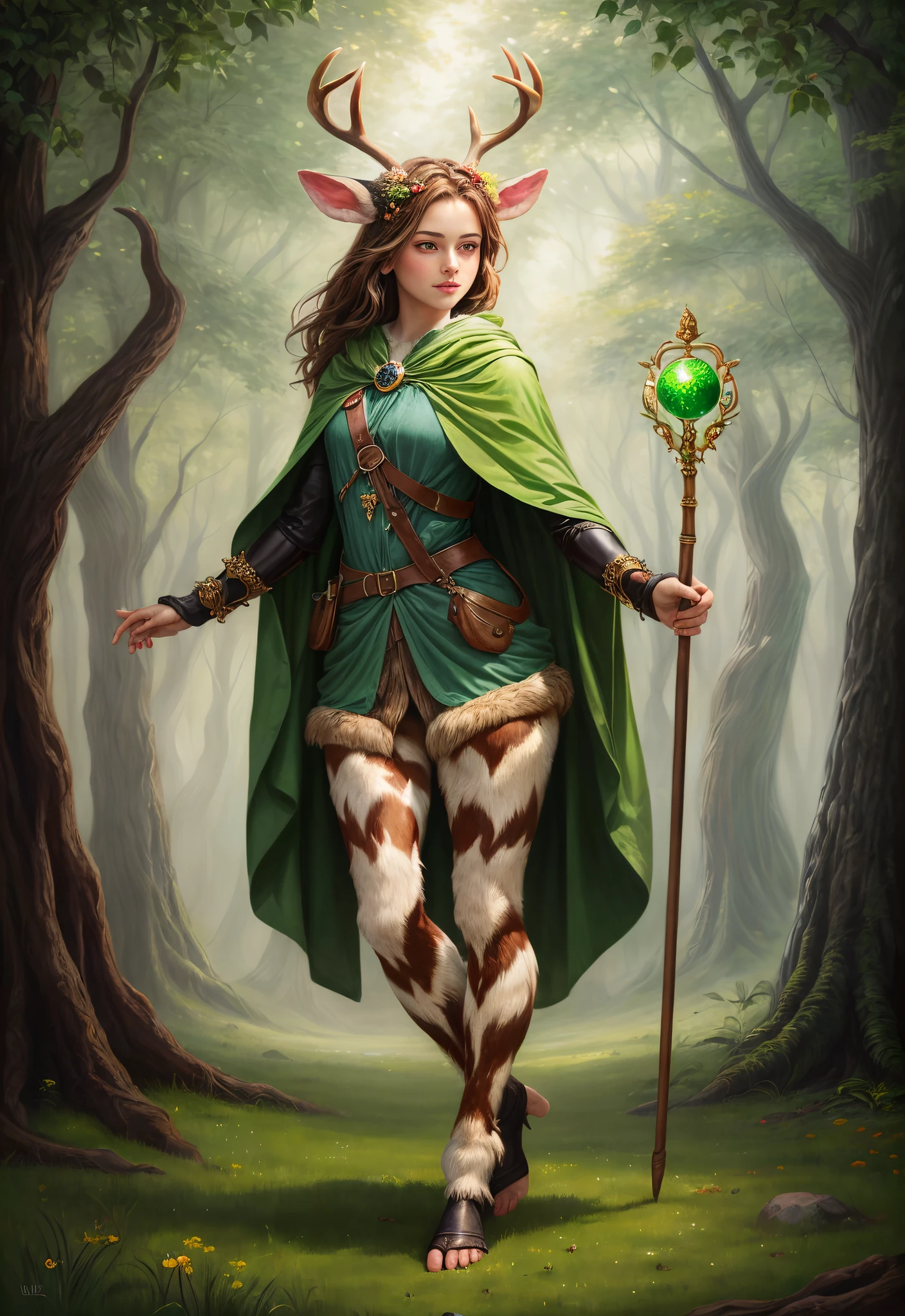 Faun in Green