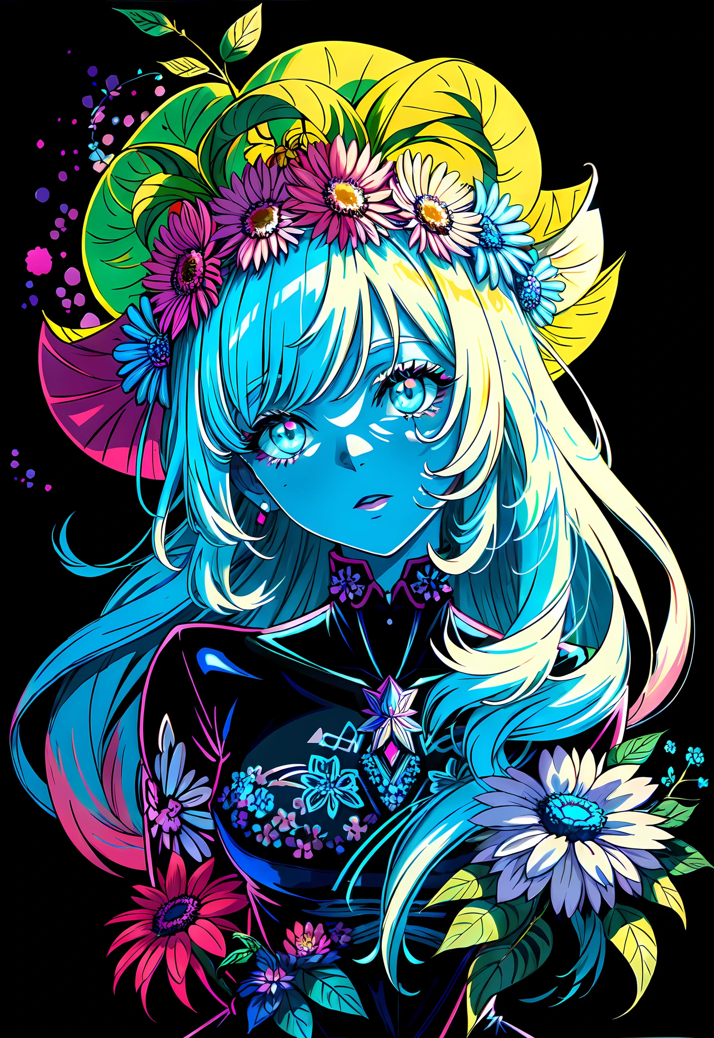 Neon Flowers