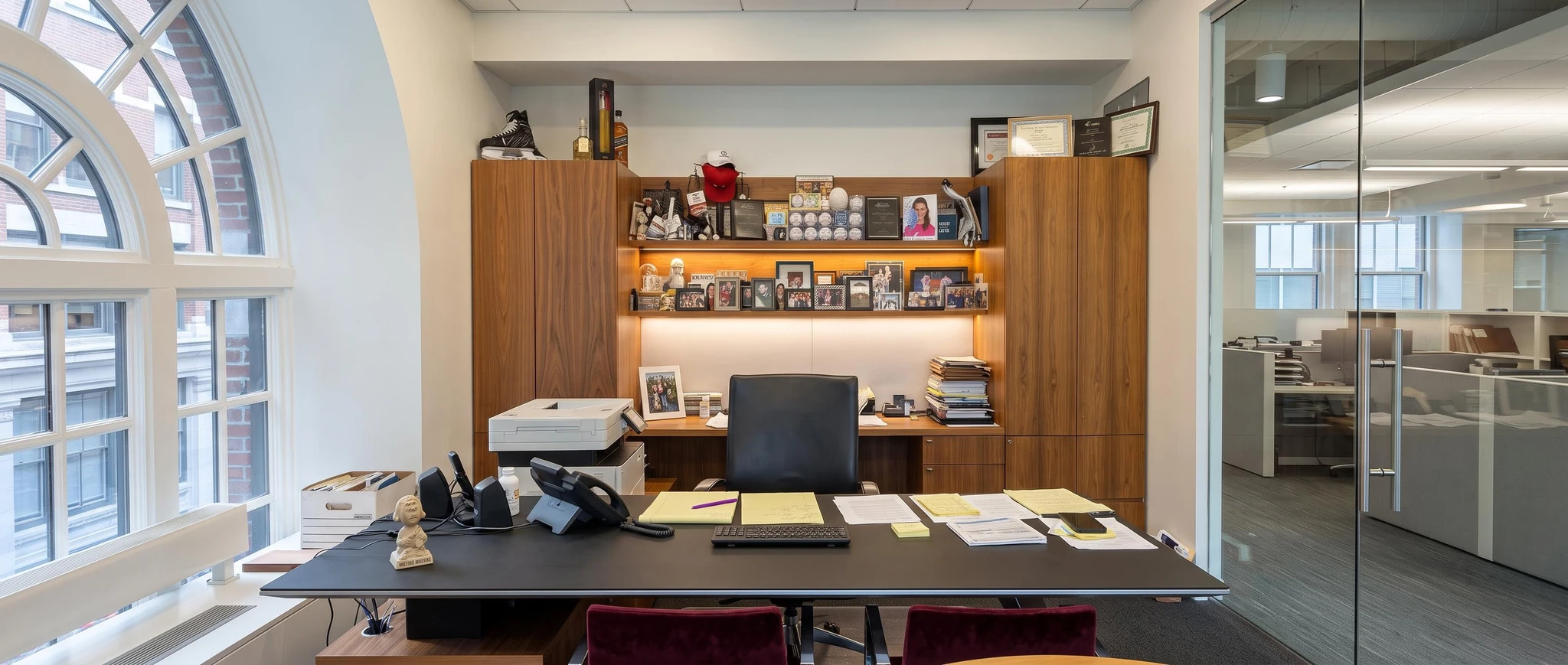 Modern Office Desk Architectural Space