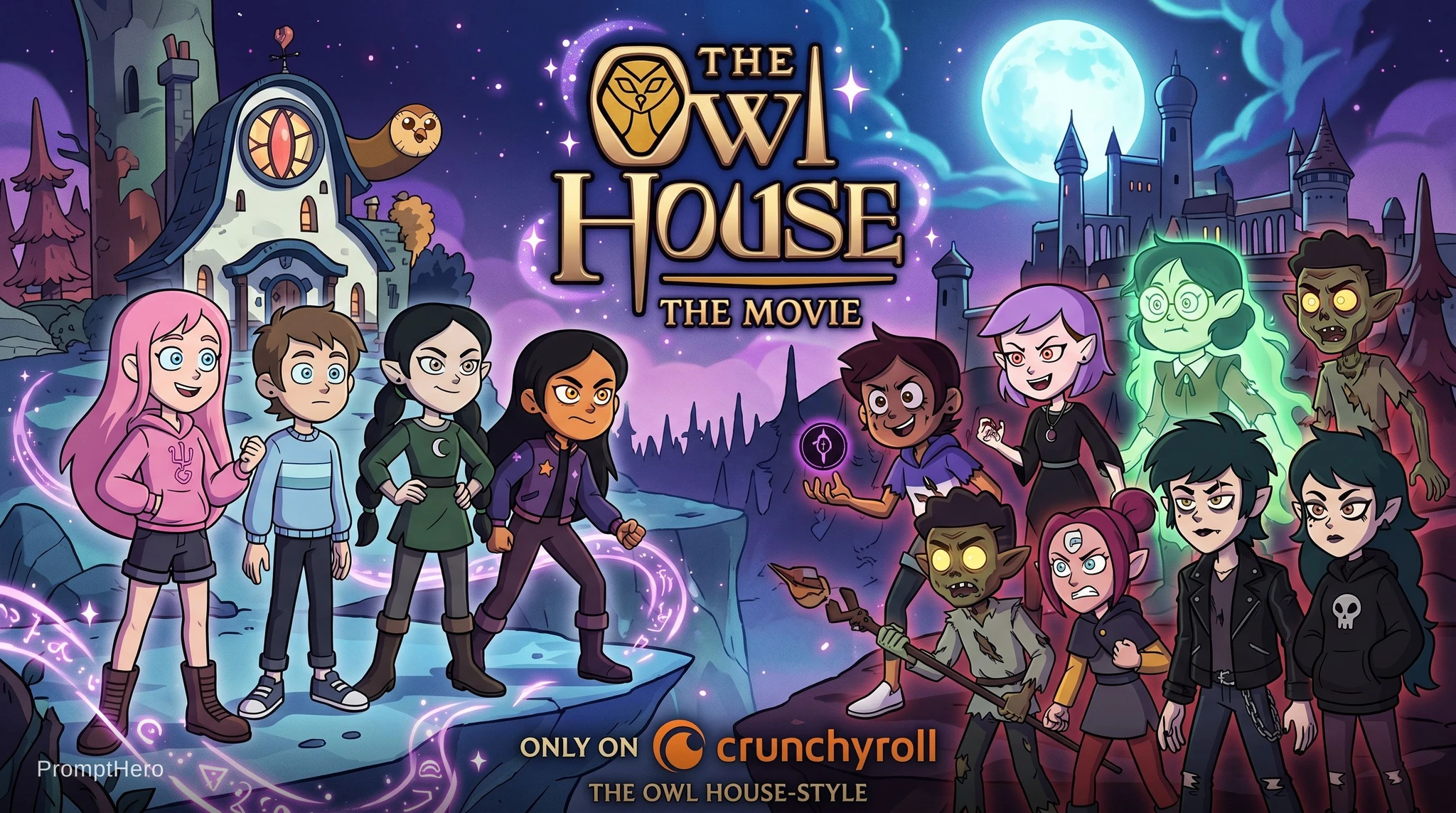 Owl House Movie Logo Characters