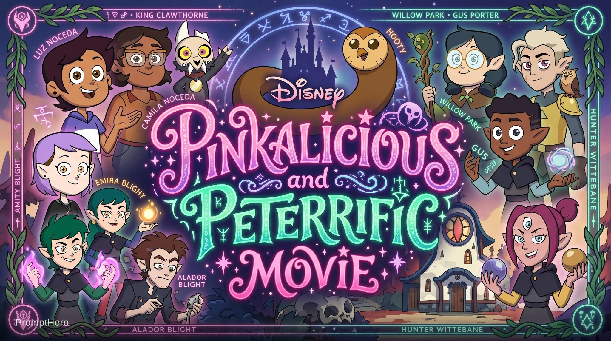 Pinkalicious Movie Logo Characters Film