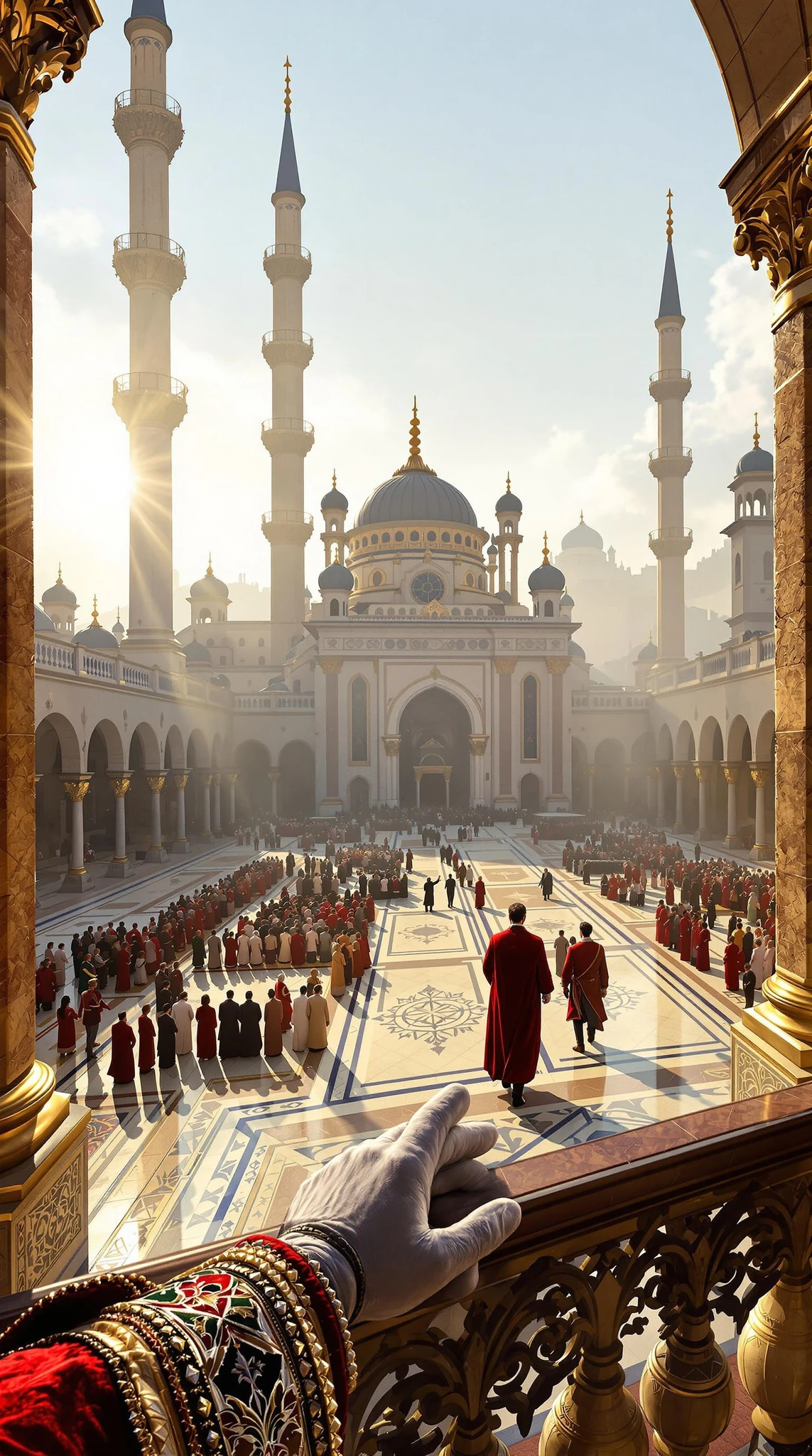 Ottoman Palace Morning Prayer Sunlight