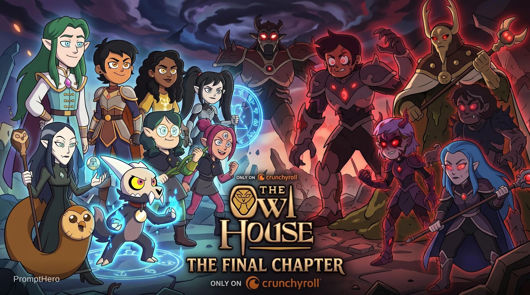 Owl House Characters Logo