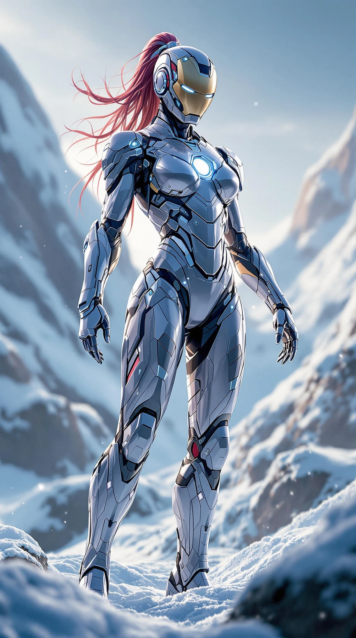 Iron Man Female Armor Icy