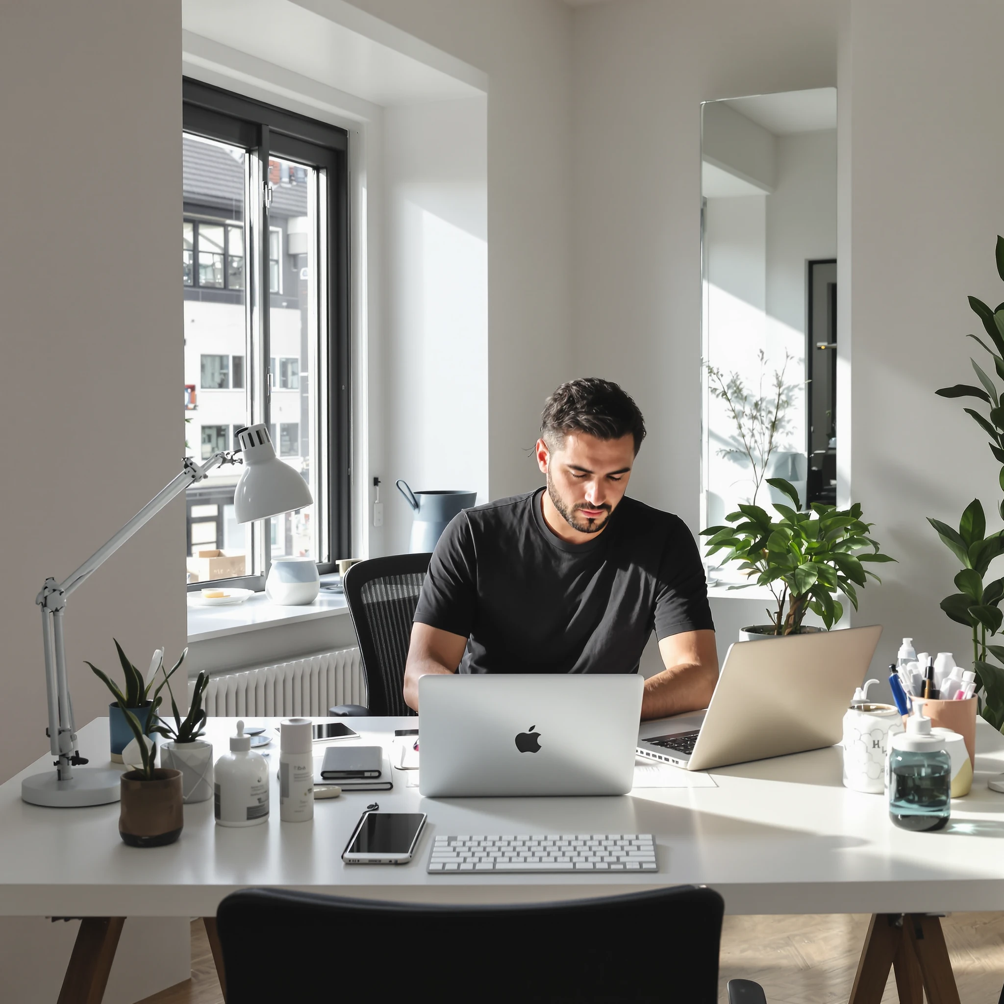 Workspace Designer Man Laptop