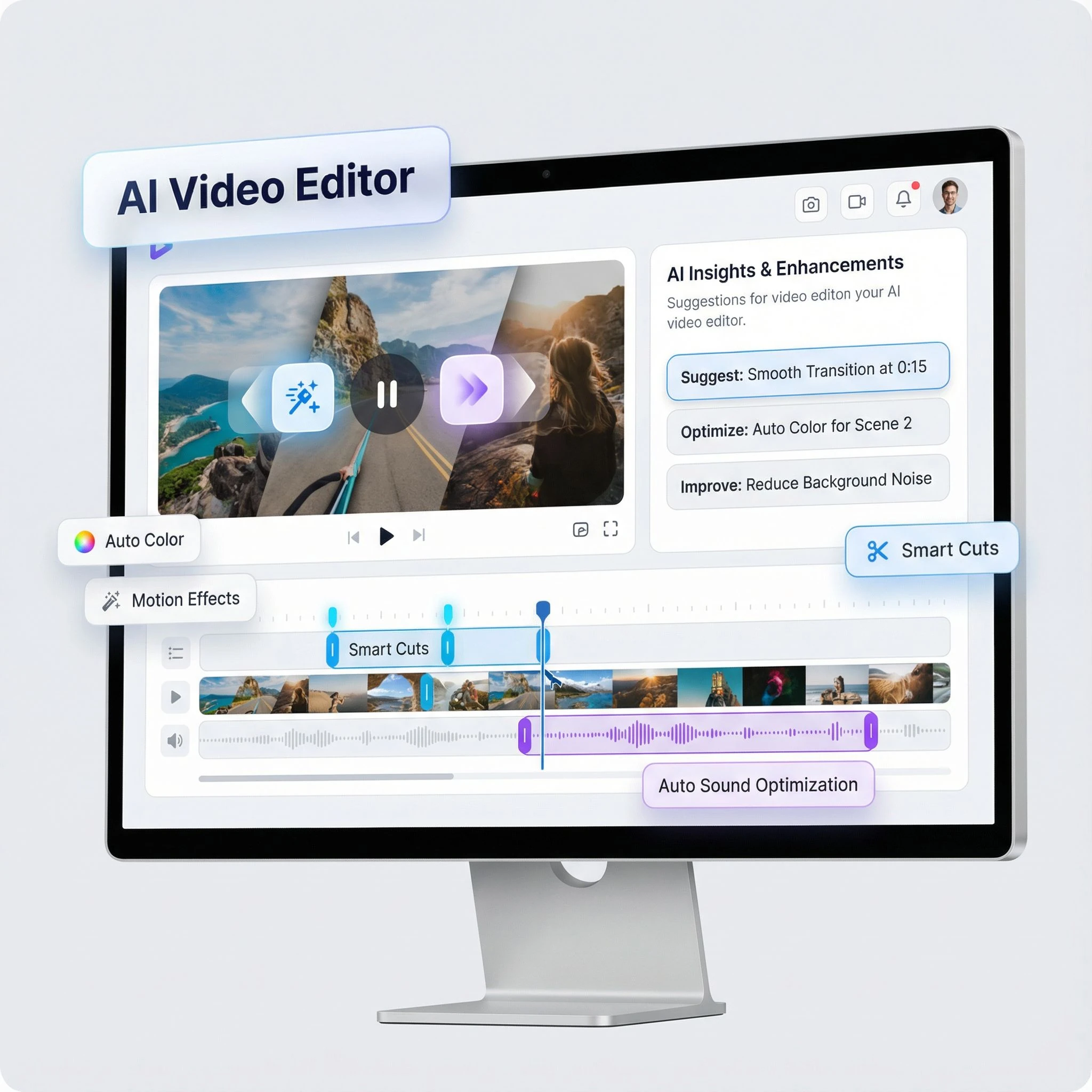 AI Video Editor Dashboard