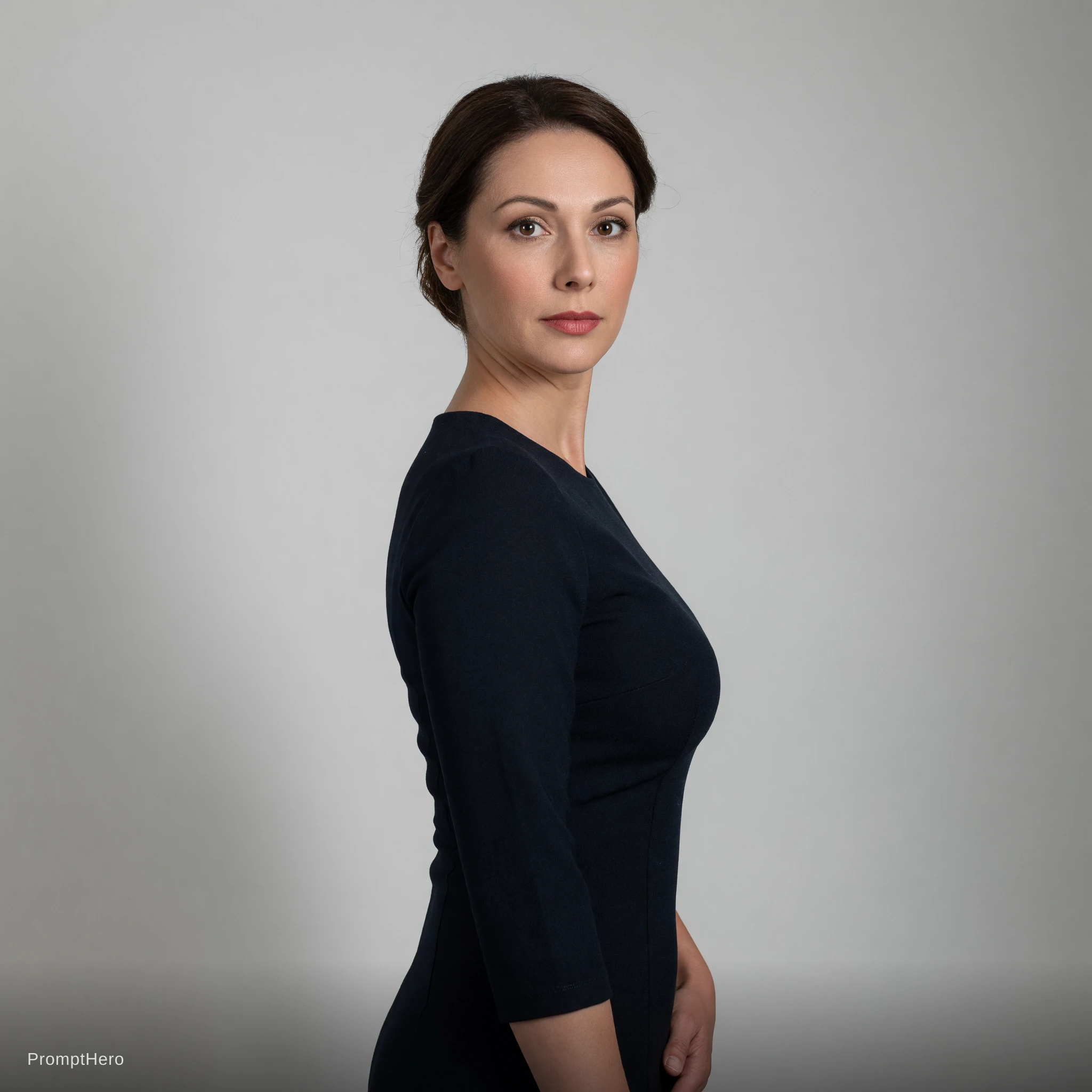 Woman Sideways Profile Face