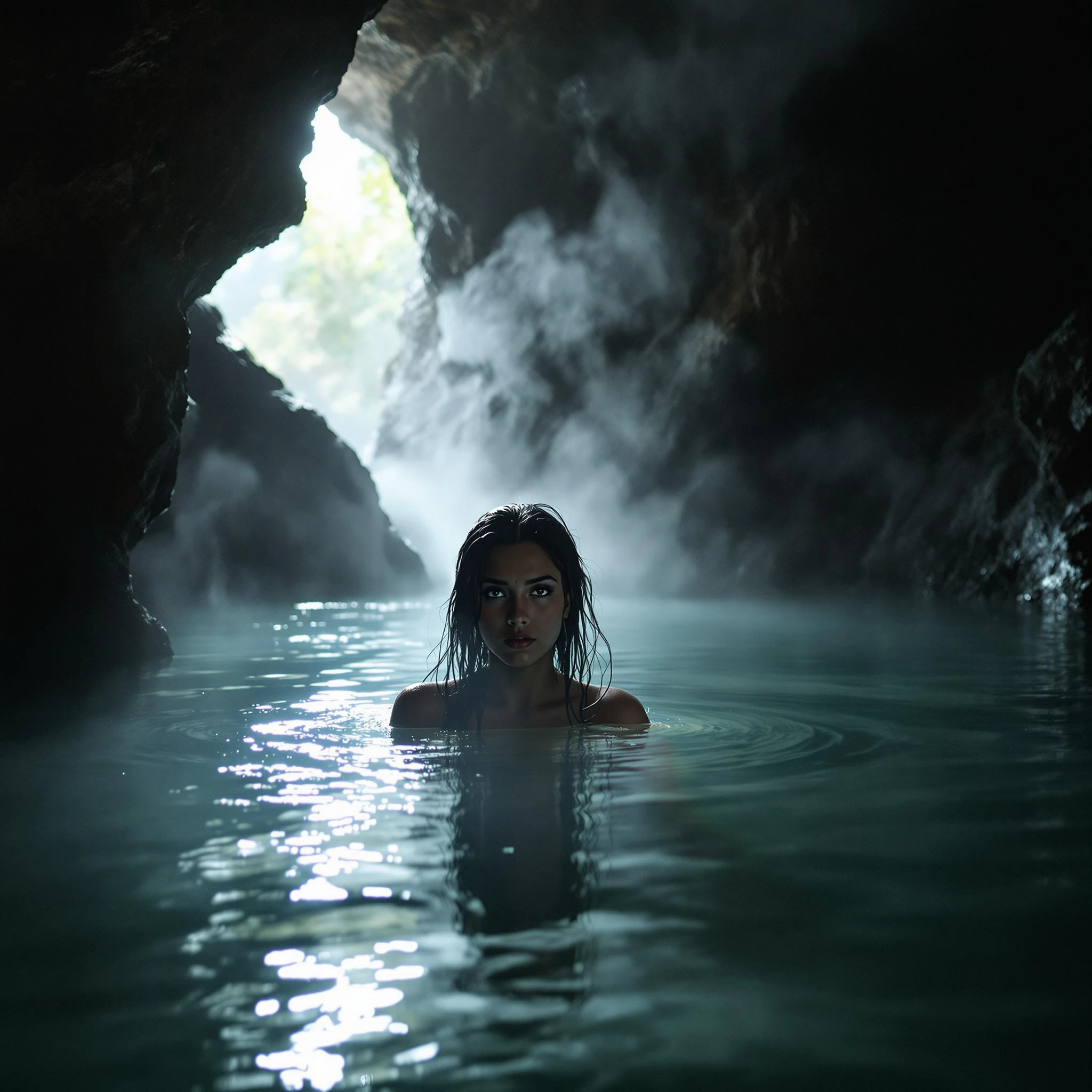 Hot Spring Cave Indian