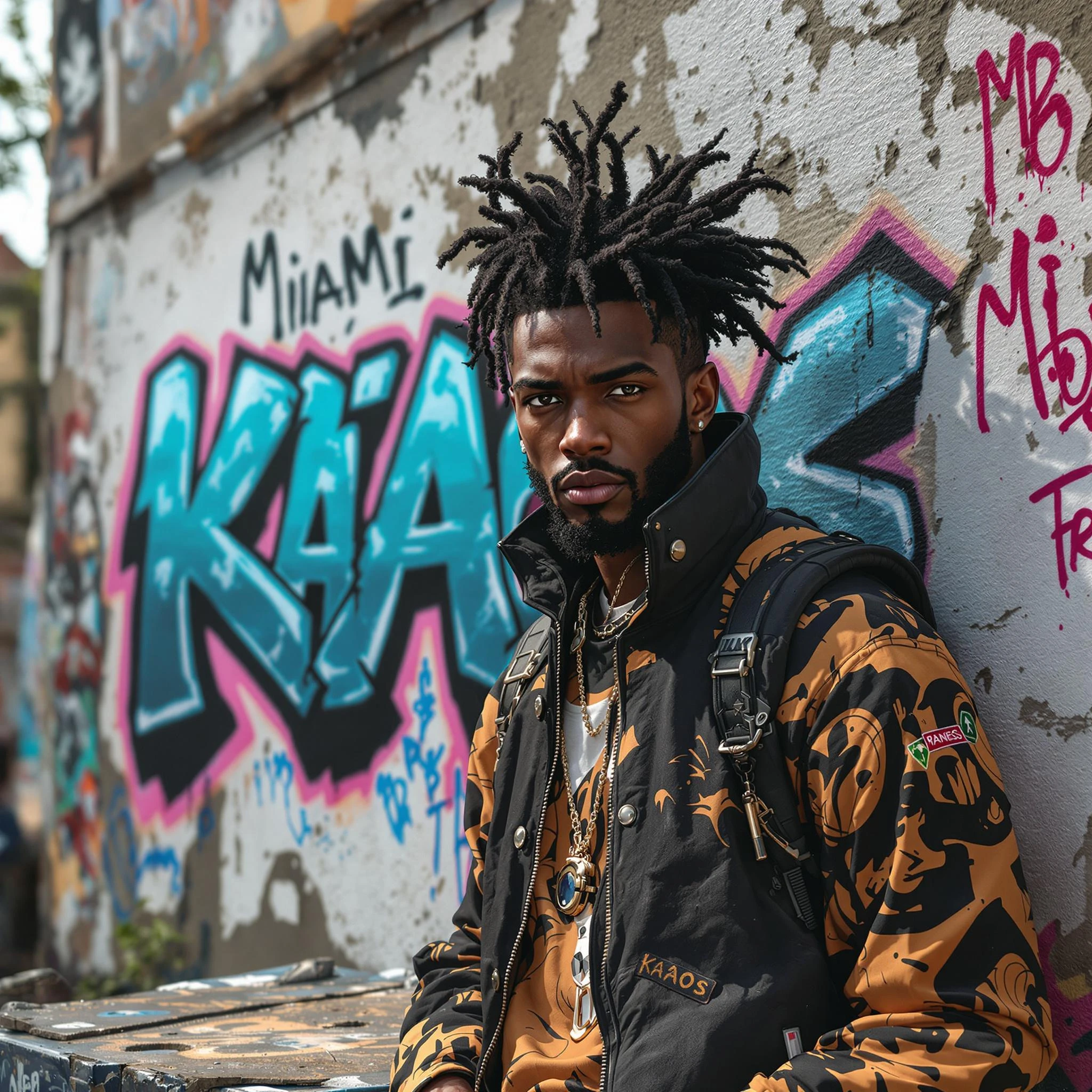 Urban Graffiti Anime Character