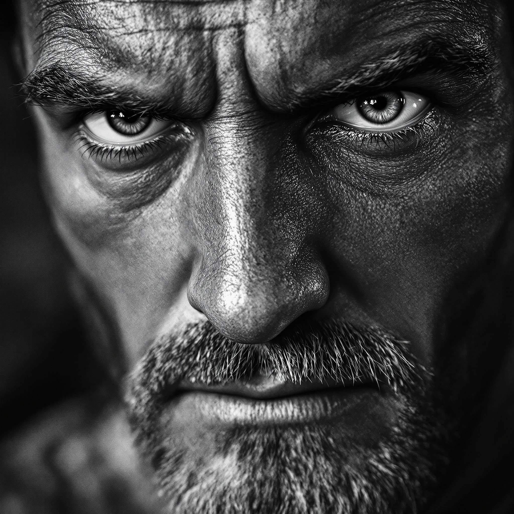 Superman Close Up Portrait