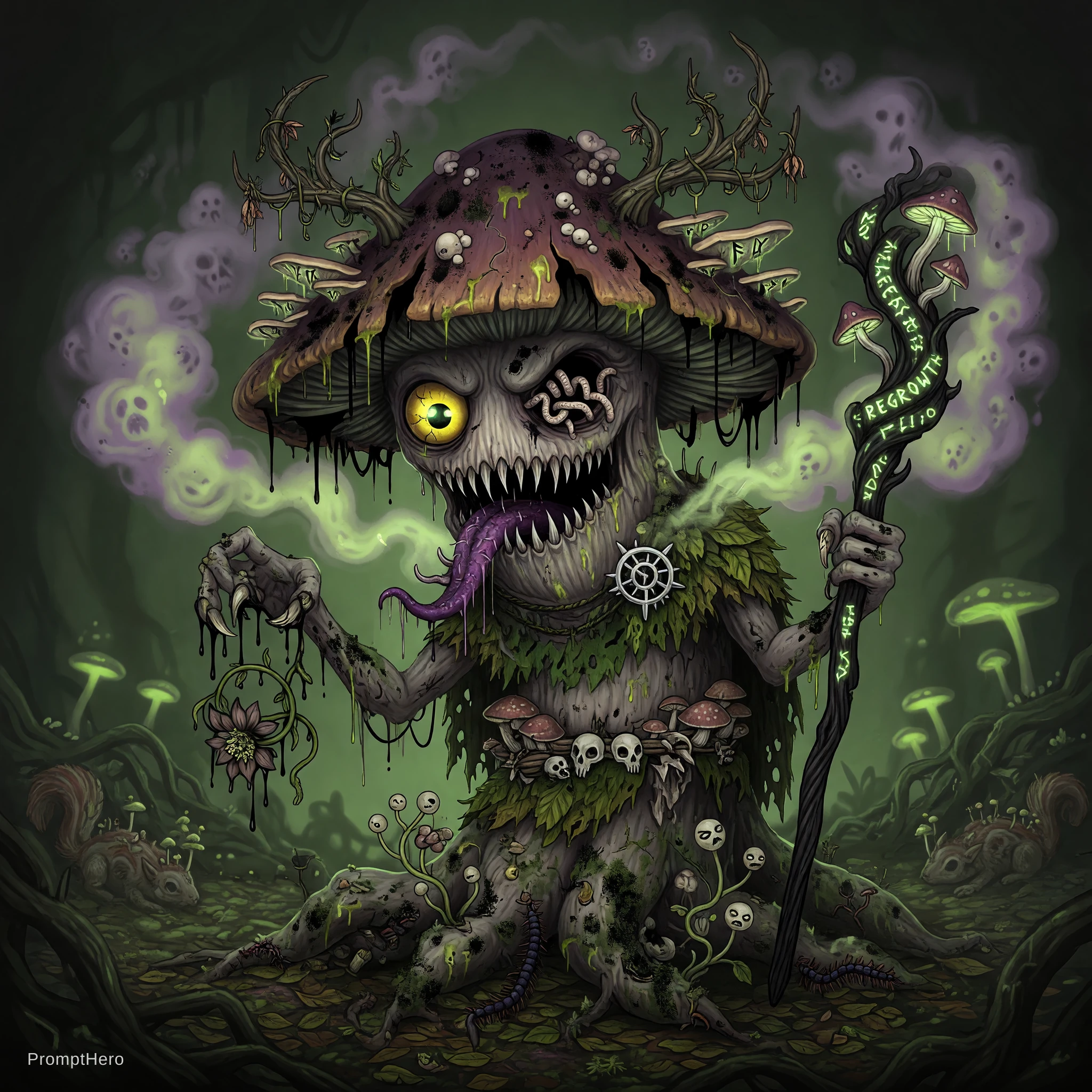 Myconid Monster Fantasy Character