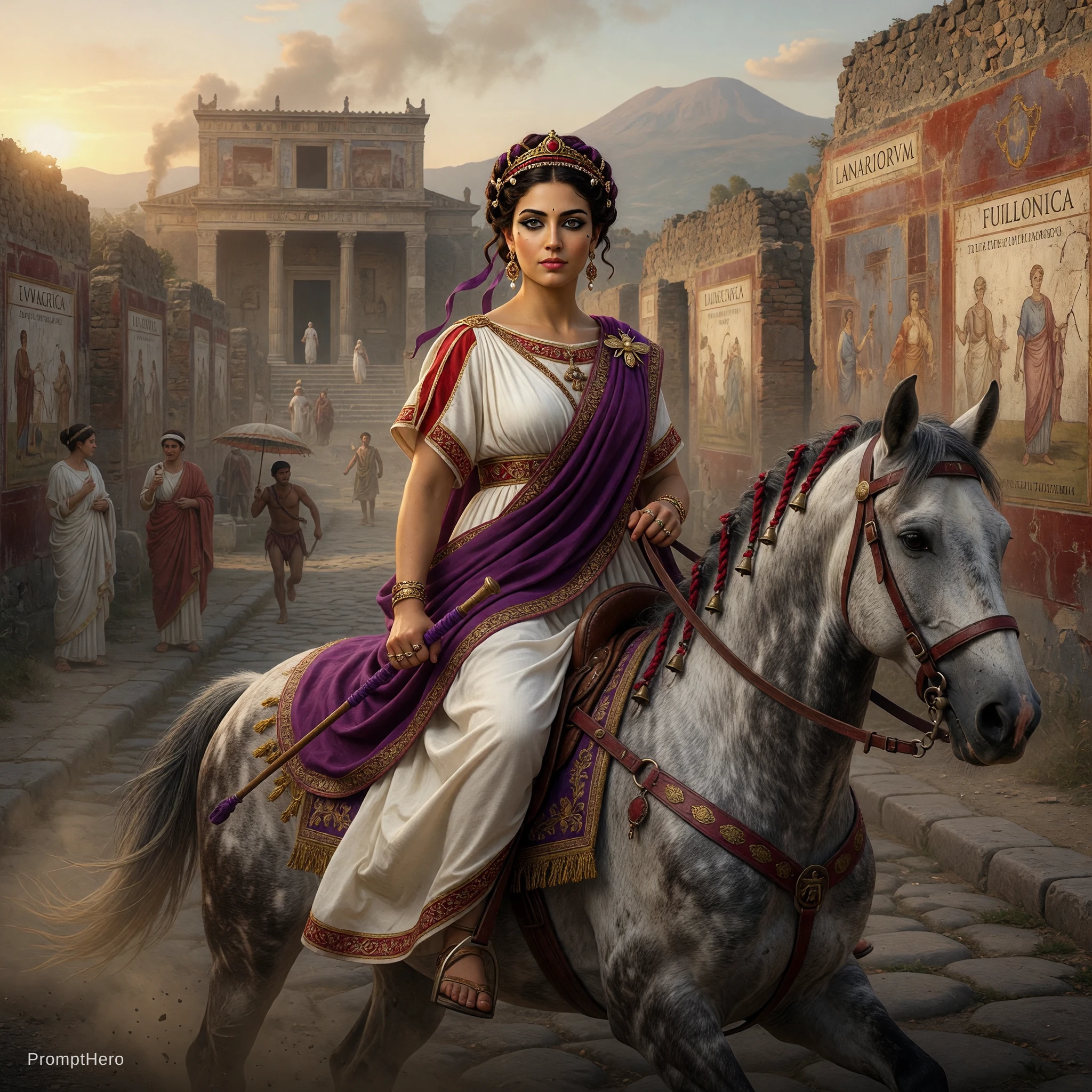 Eumachia Rome Horse Portrait