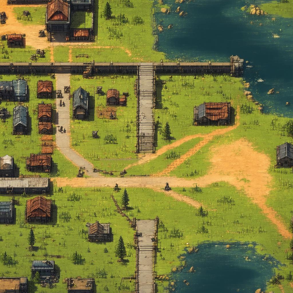 Rimworld Scene in Hyper Real Film Detail