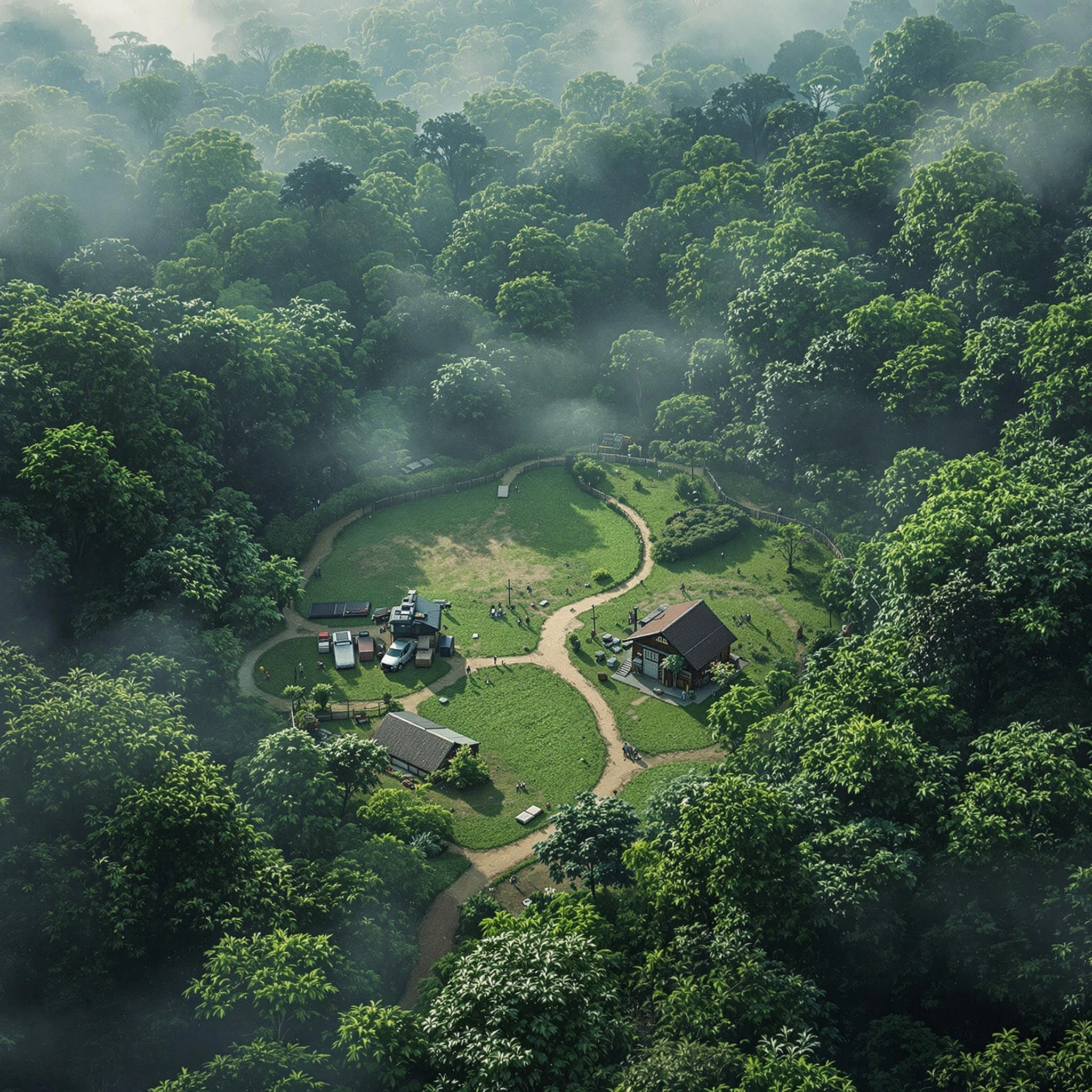 Jungle Base Drone Recon