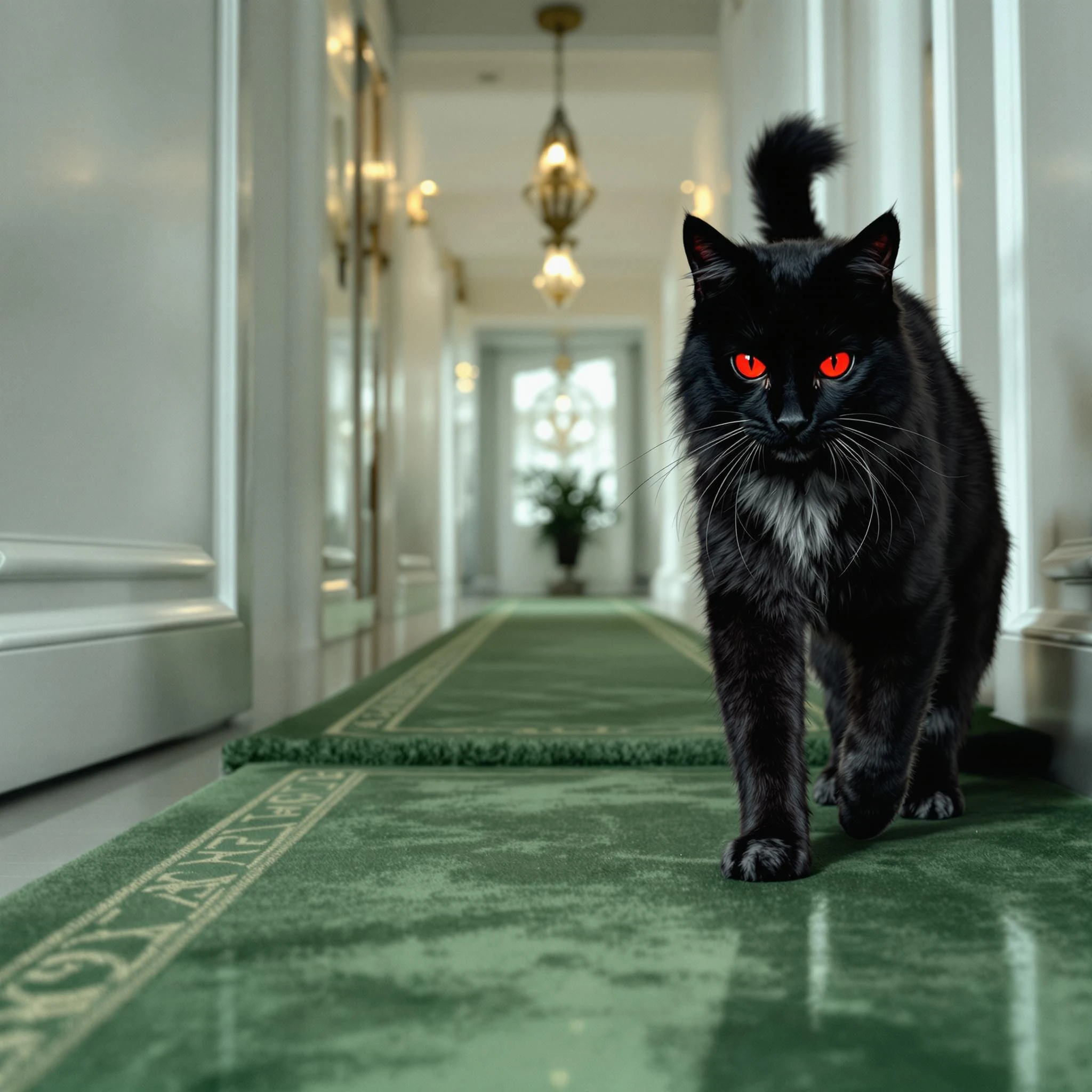 Demon Cat Apartment Portrait