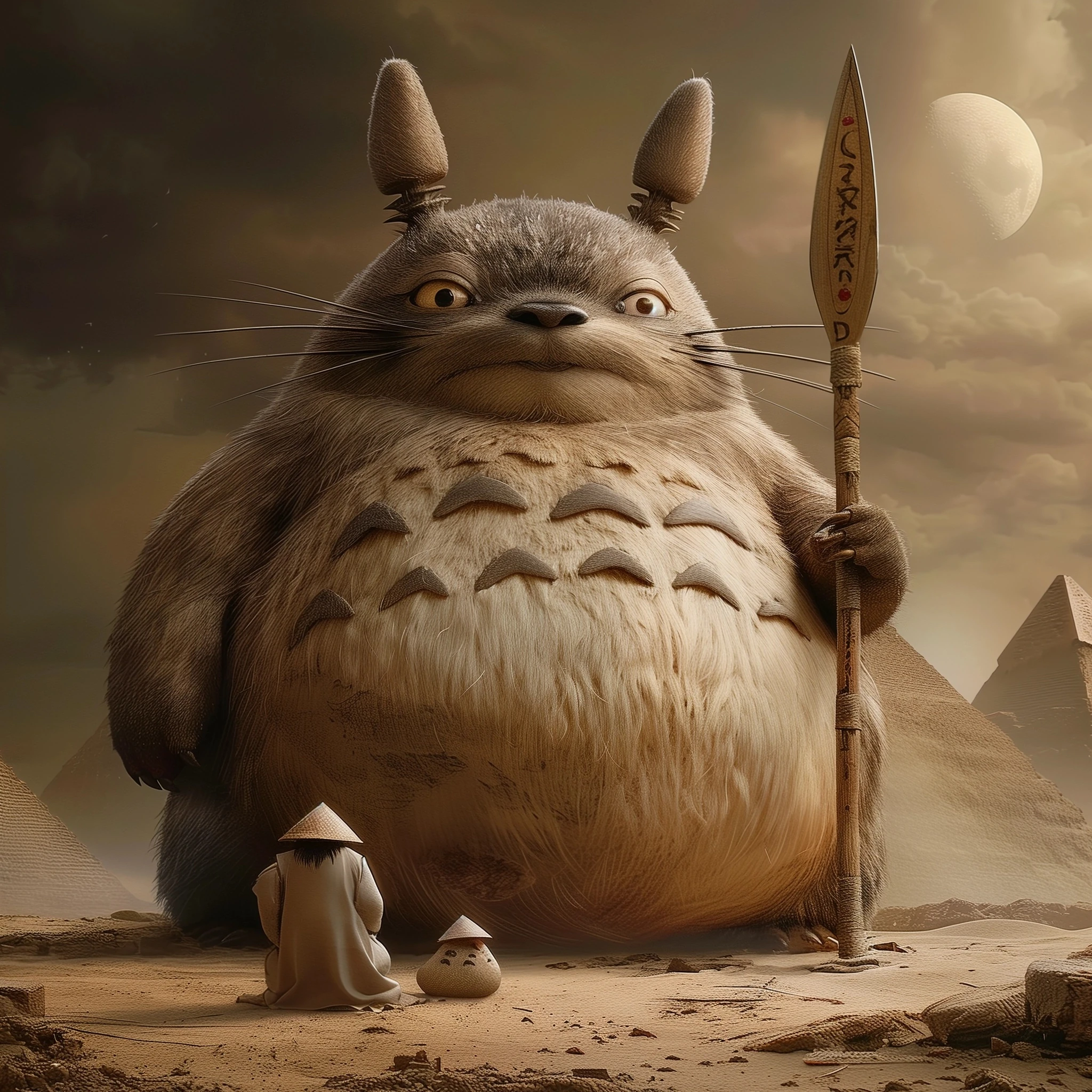 Totoro at Giza