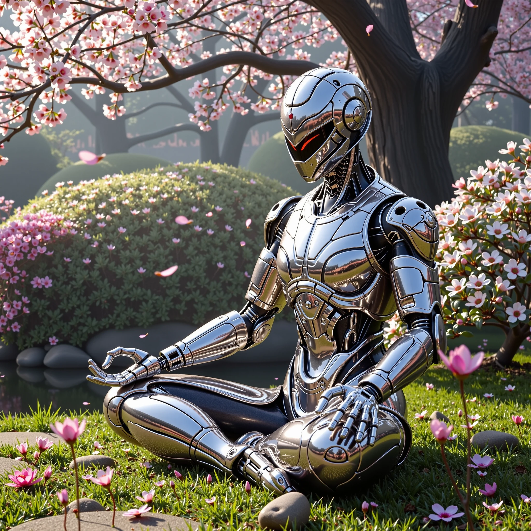 Cyborg Ninja Zen Garden