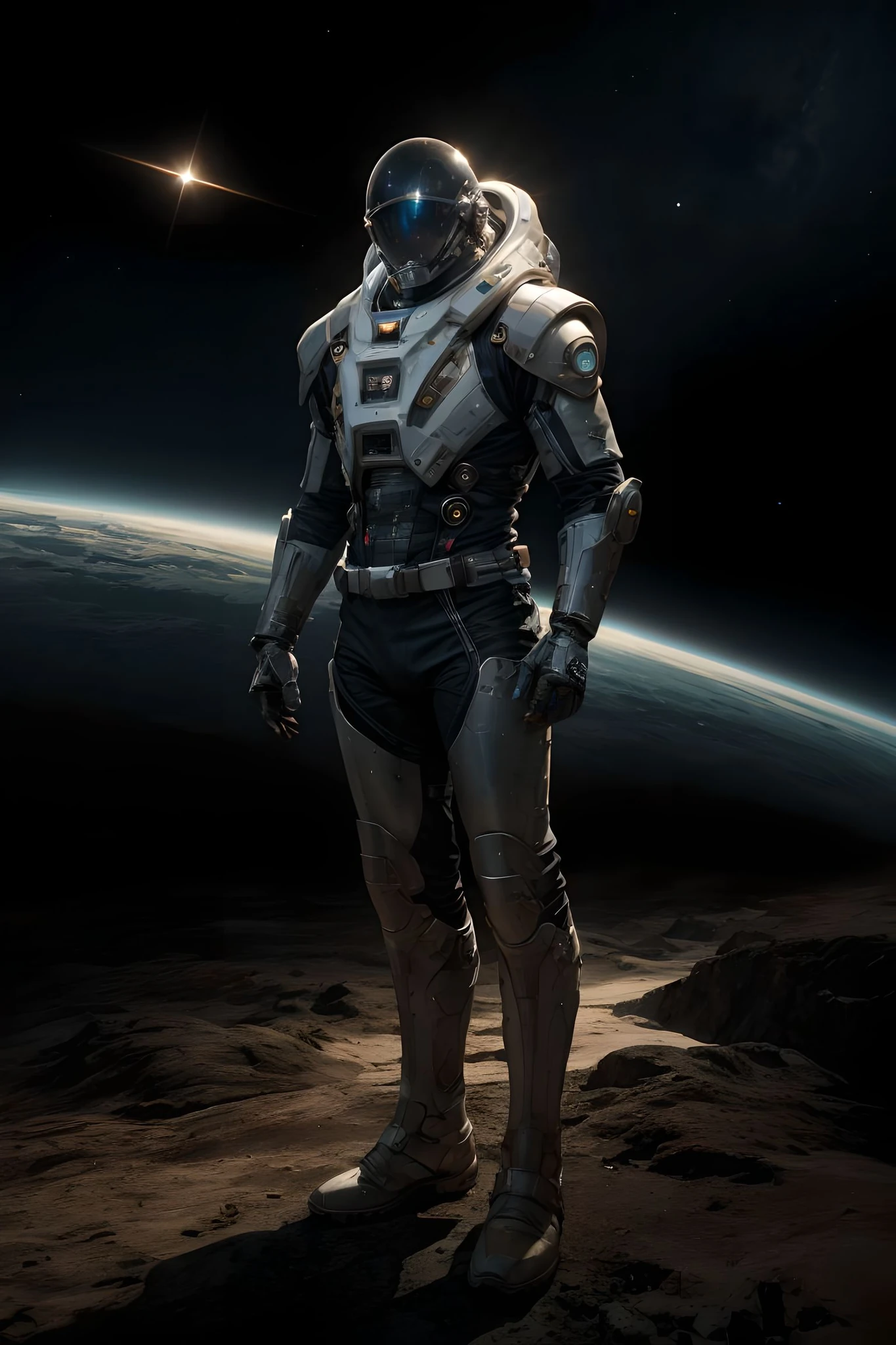 Galactic Space Explorer Astronaut