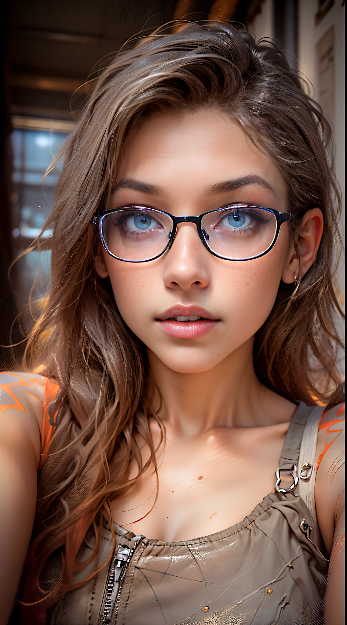 Girl Selfie Portrait Mode