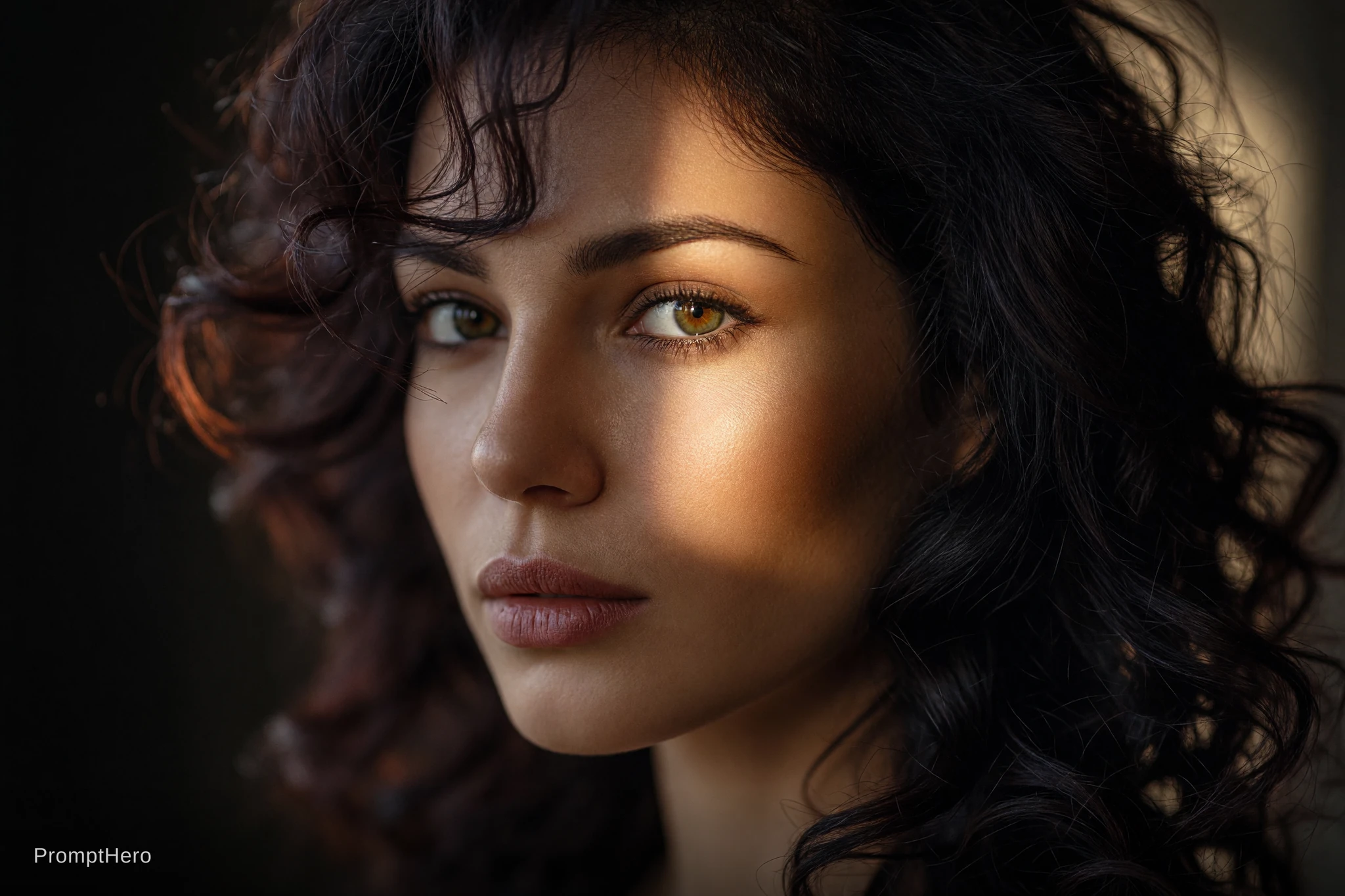 Cinematic Woman Portrait