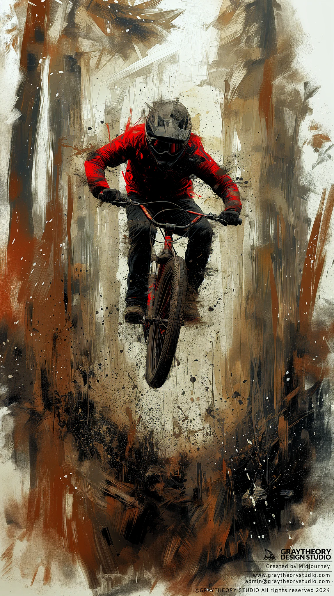 BMX Rider Big Air Jump