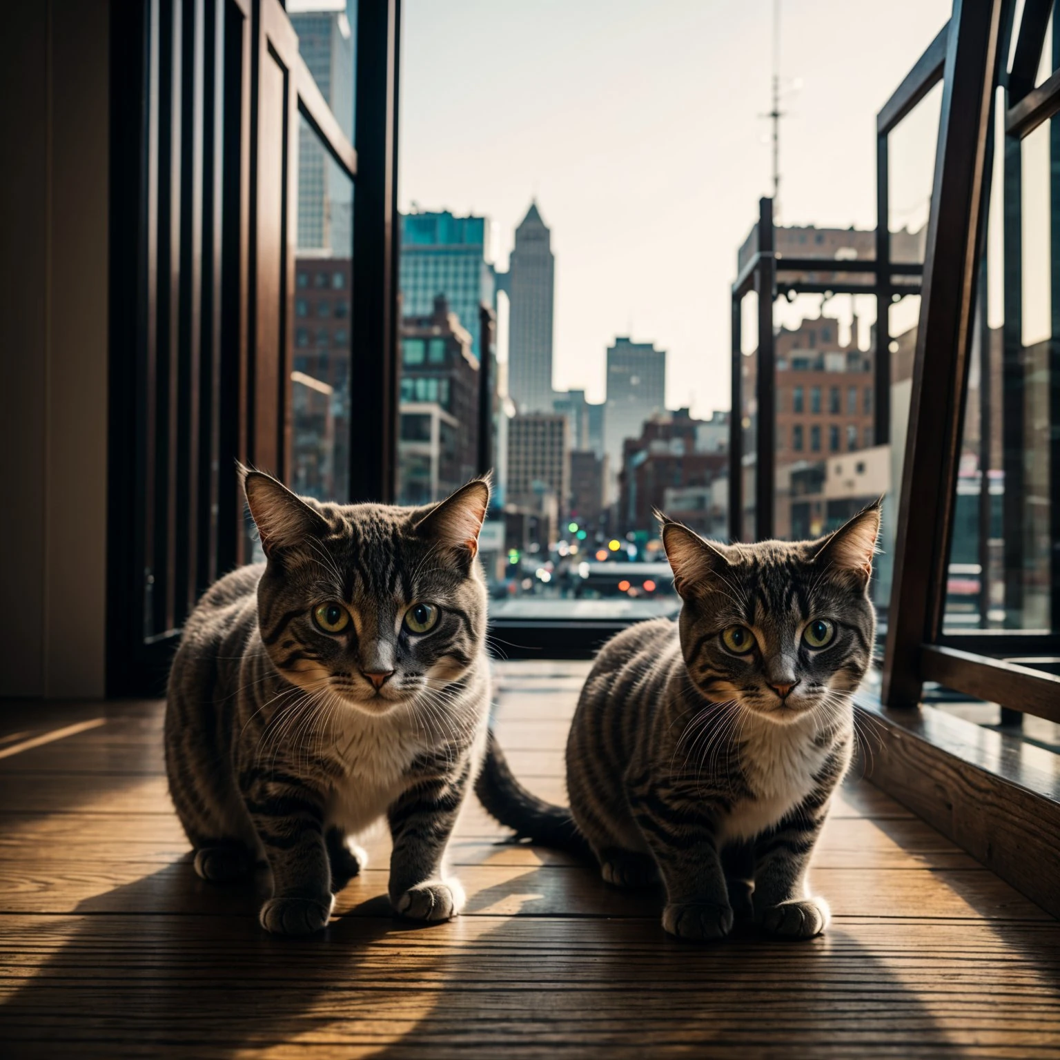 City Filled Cats