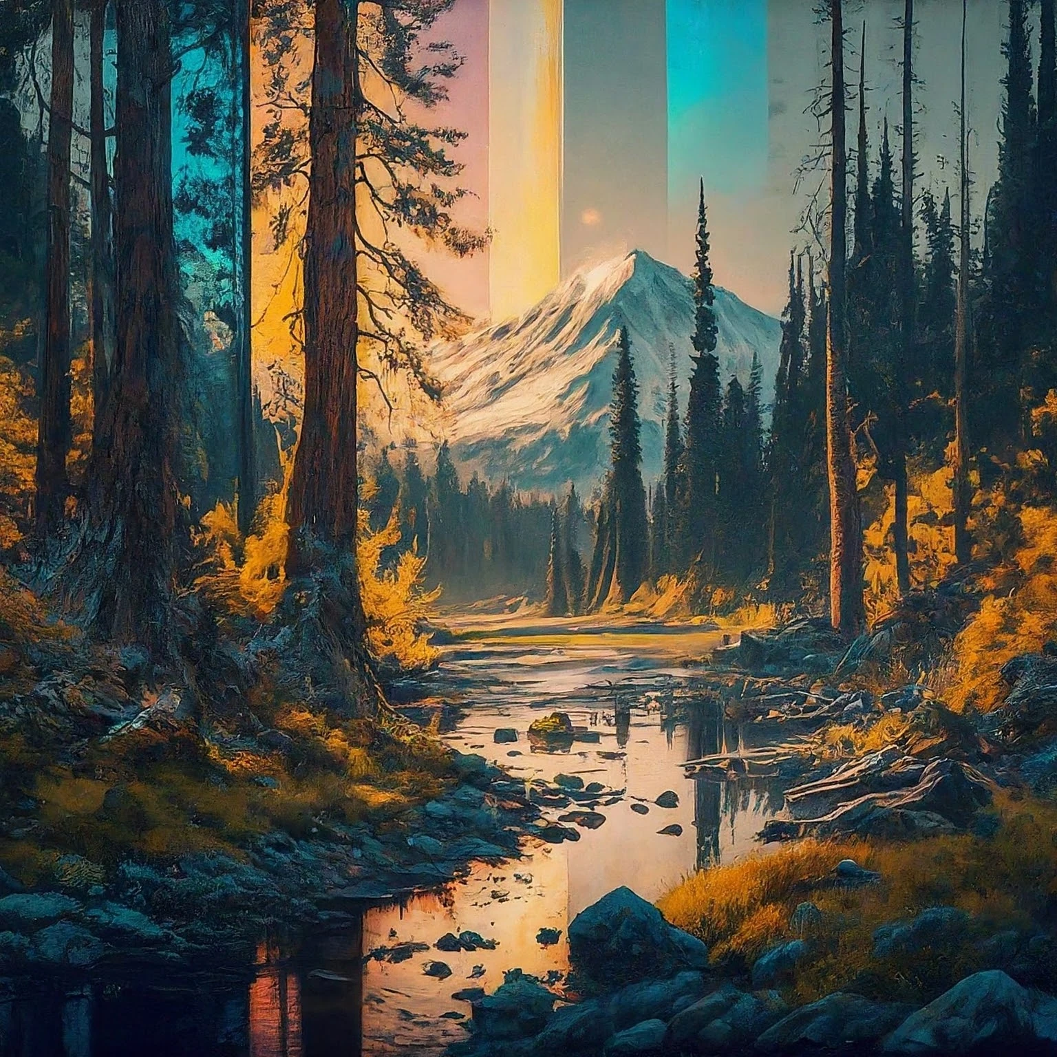 Holographic Painting Approach