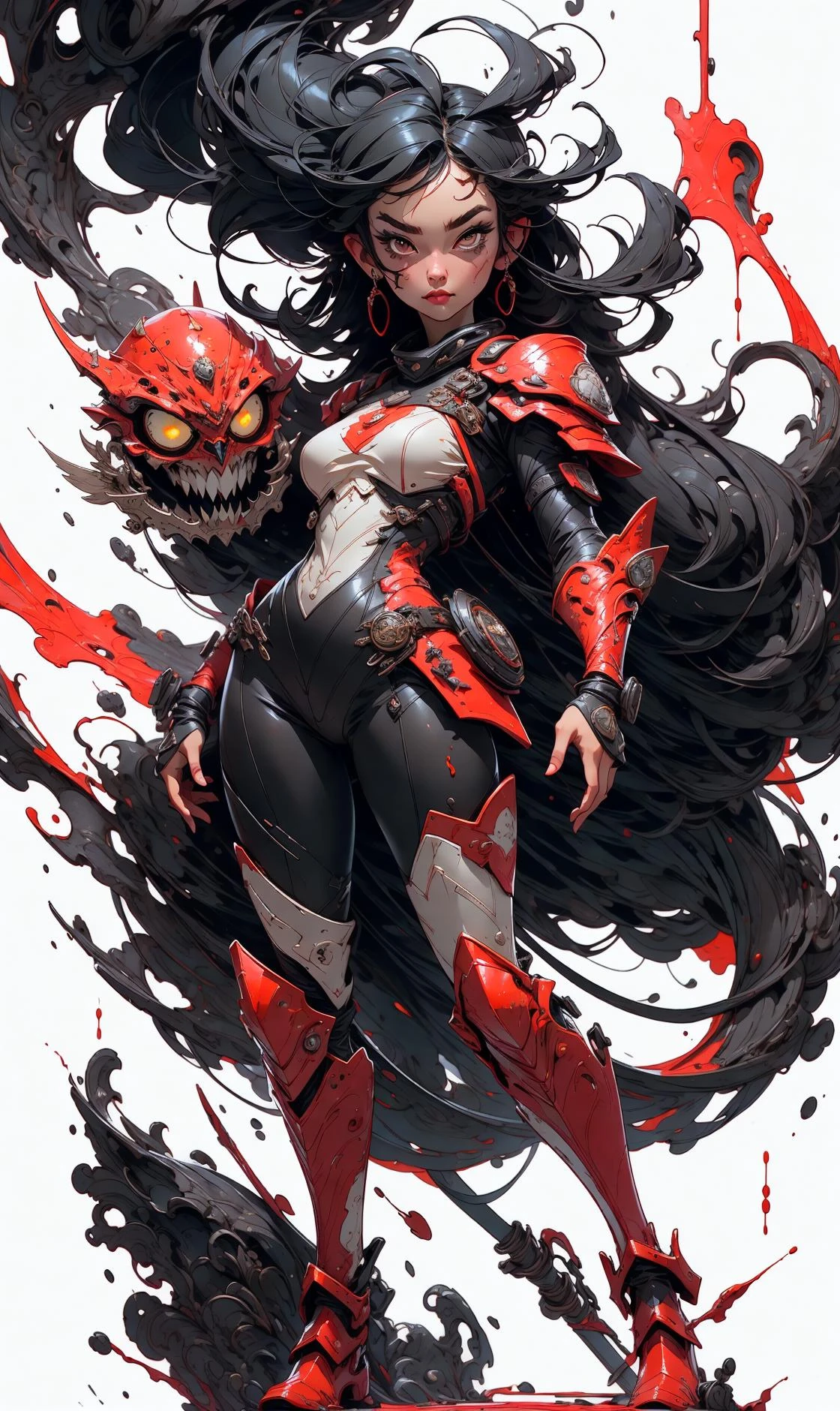Wuxia Girl Warrior Portrait