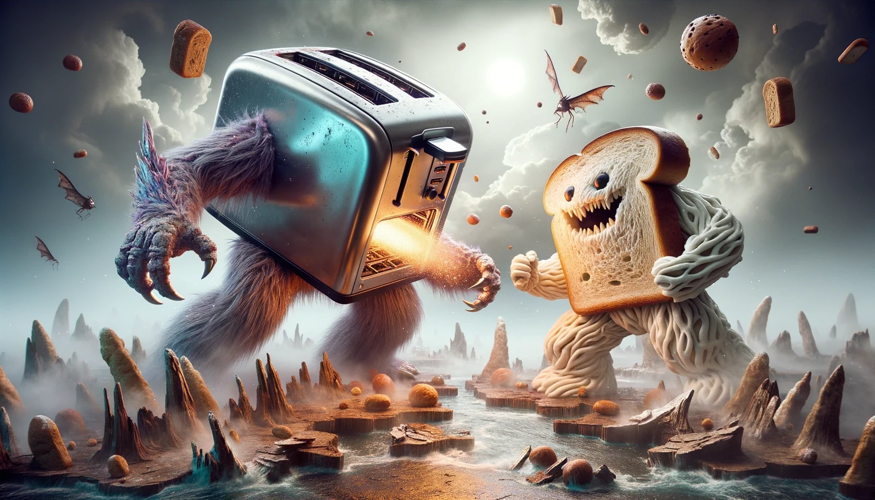 Toaster Bread Monster Duel