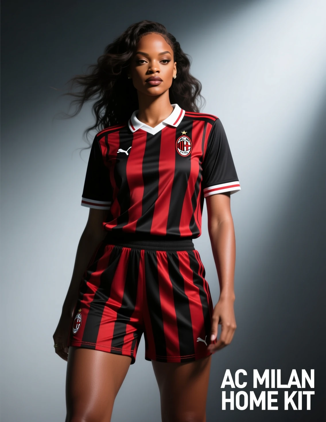 Rihanna Football Kit Portrait