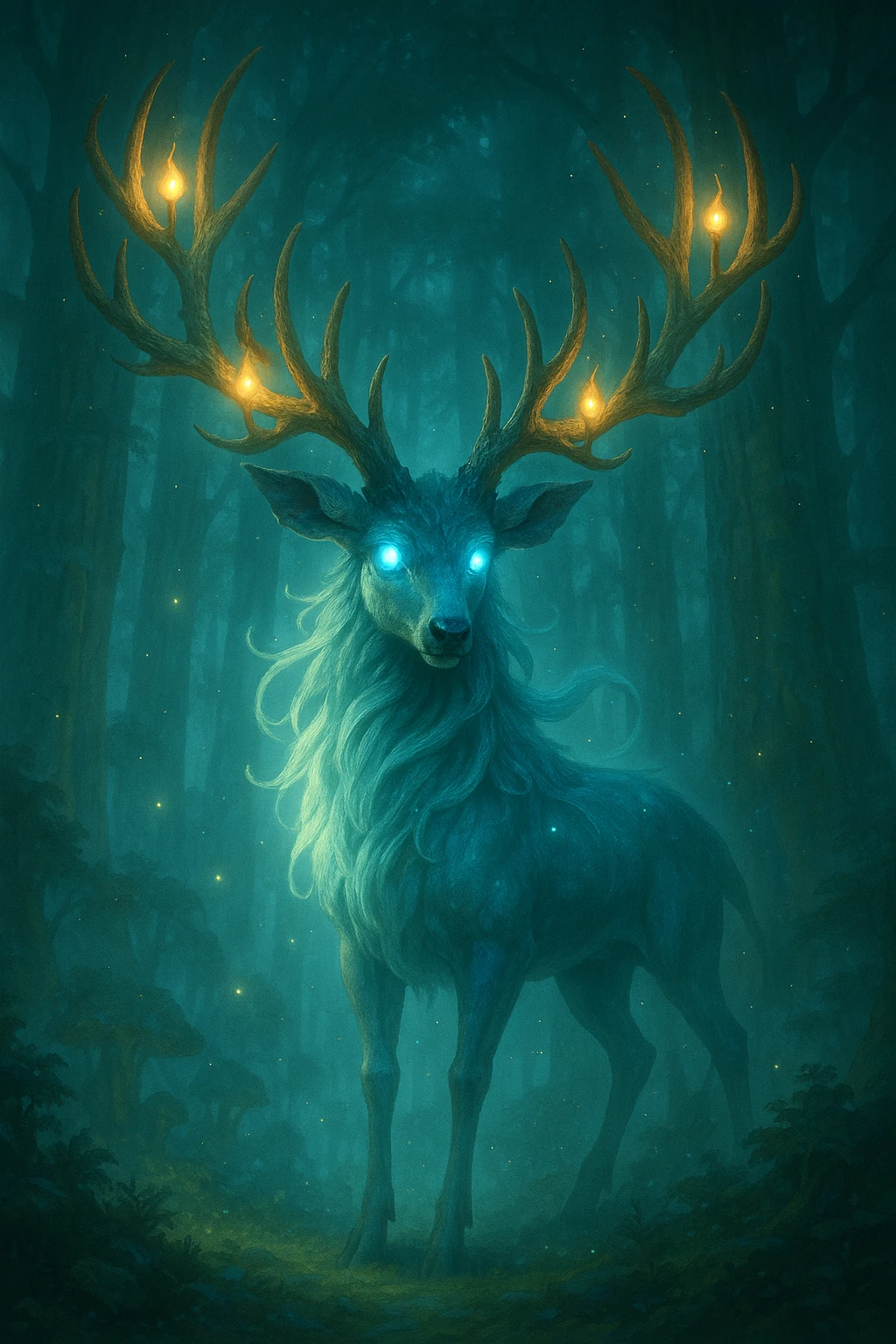 Forest Spirit Deer Creature