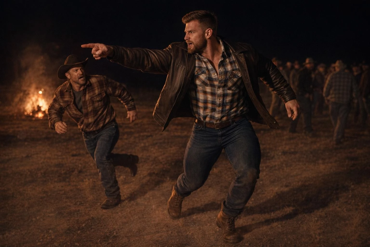 Muscular Model Farmers Autumn Ranch
