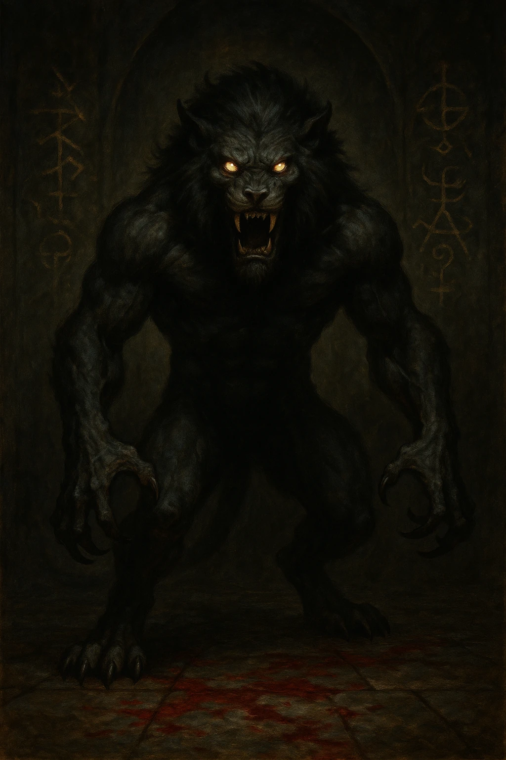 Beast Lion Dark Fantasy