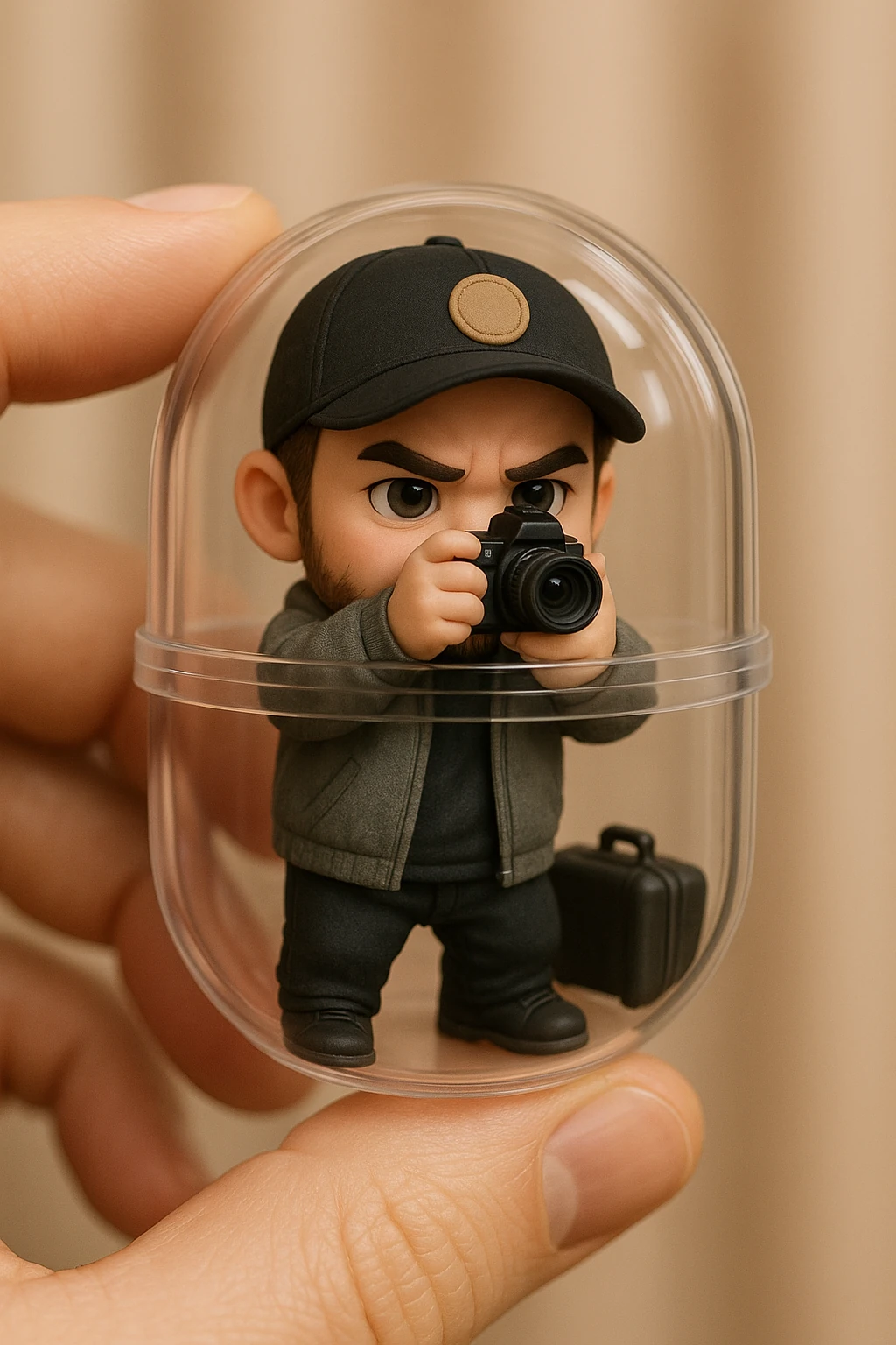 Chibi Photographer Figurine Portrait