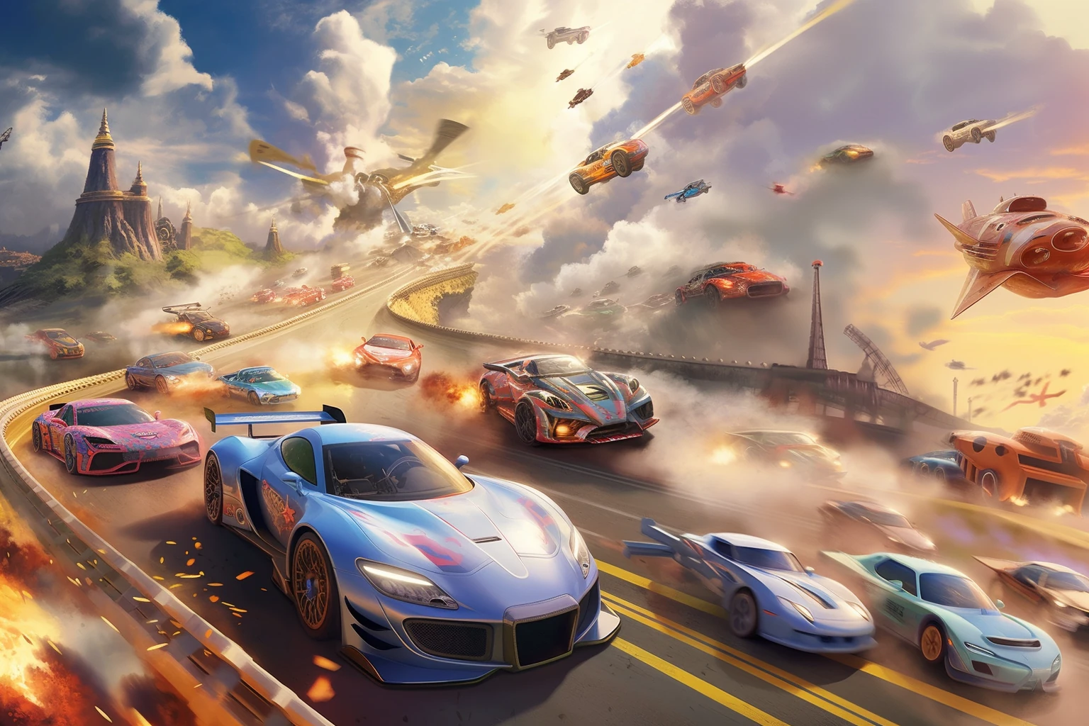 Fast and furious in fantasy world