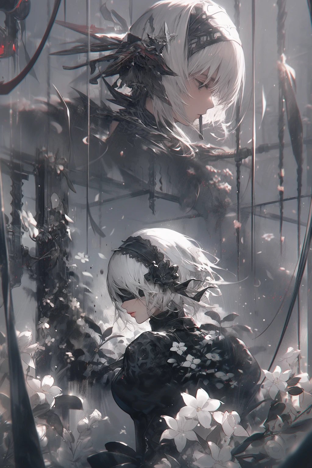 YoRHa Character Cyberpunk Future