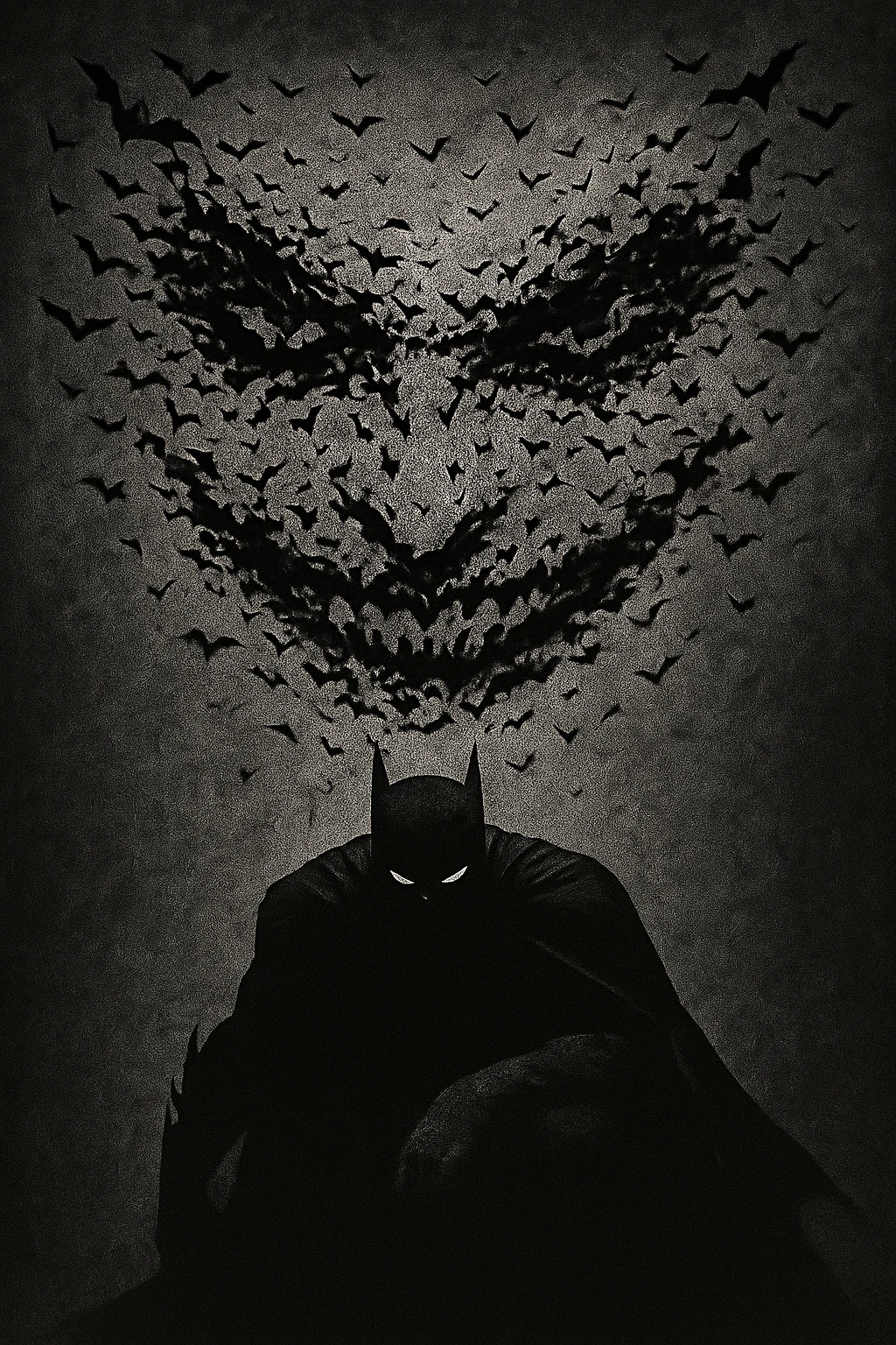 Joker Batman Silhouette Dark